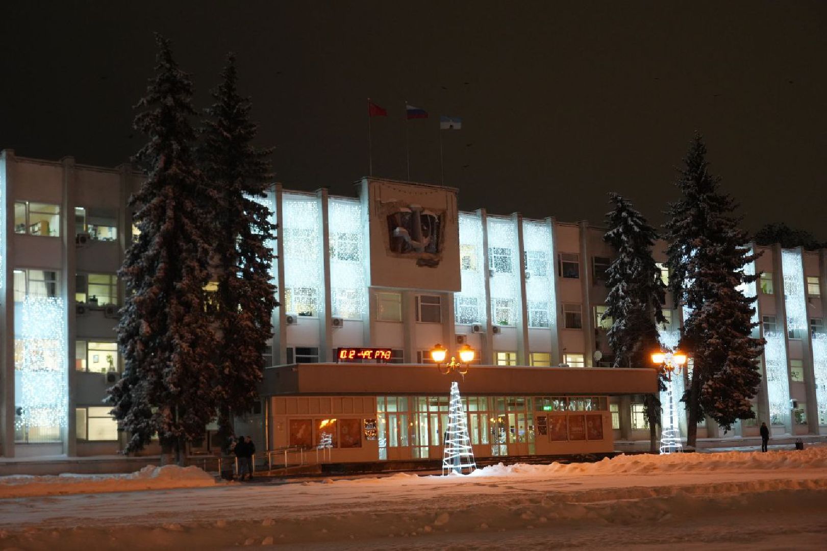 Новый год, Благоустройство, Украшение, Елка, Сергиев Посад, Сергиево-Посадский городской округ, вертикалки,