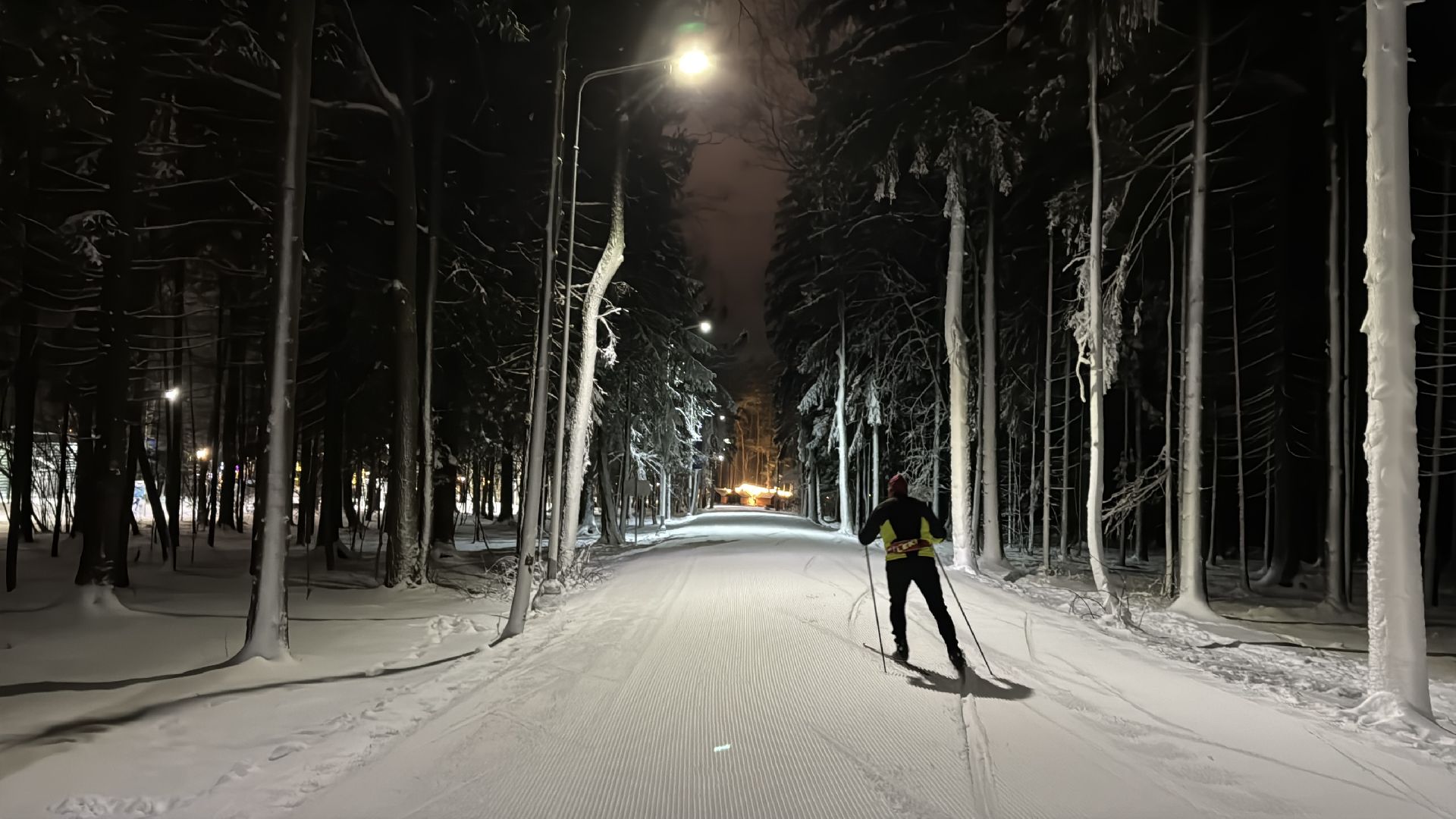 Одинцовский парк, Лыжный сезон, трассы готовы,вертикалка, вертикальное видео,