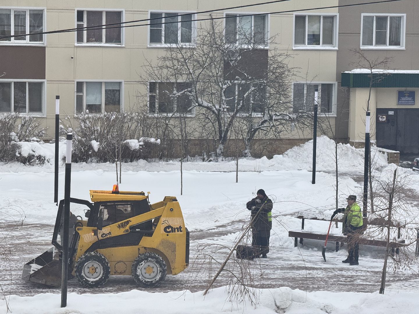 шаховская, уборка снега, зима, коммунальная служба, вертикалки,