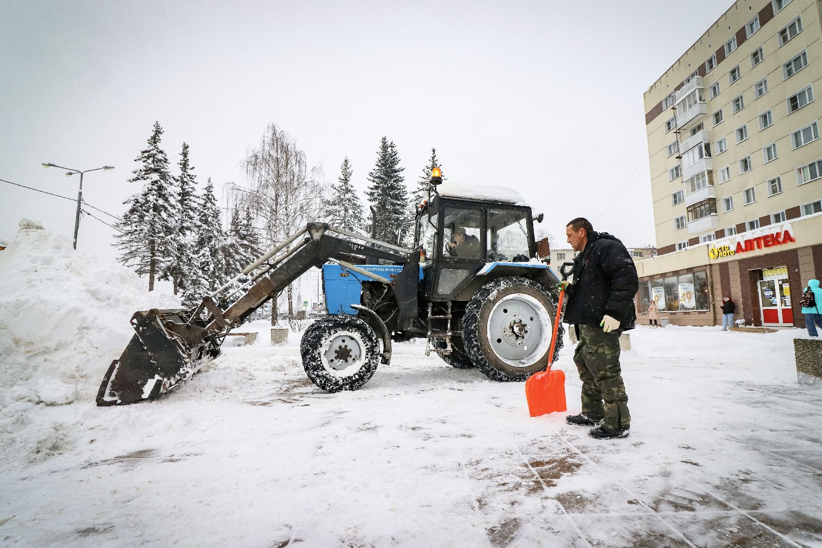 Клин, общество, ЖКХ, уборка снега, вертикалки,