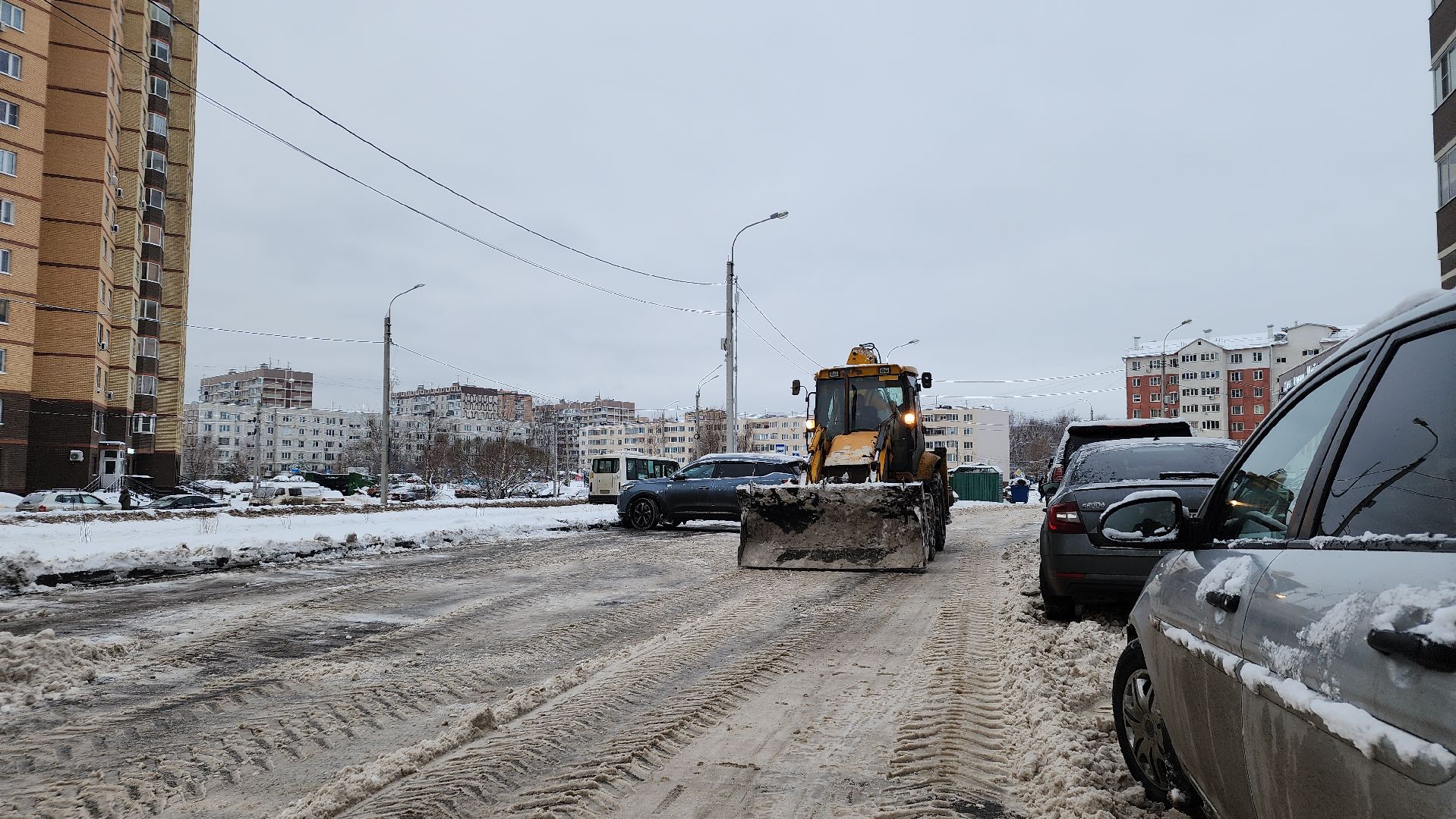 ЖКХ, Благоустройство, уборка снега, сннегопад, Лосино-Петровский, вертикалки,