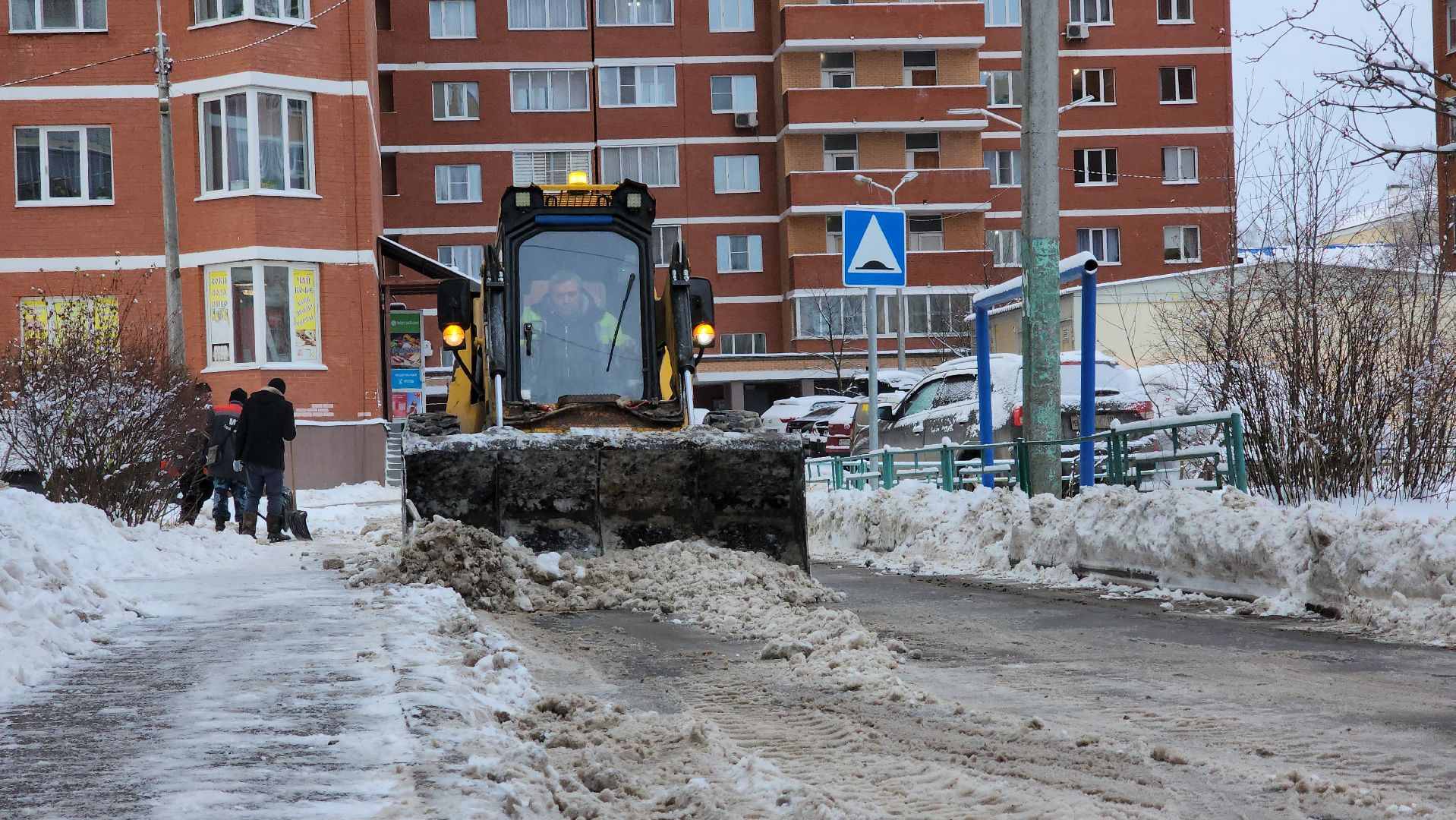 ЖКХ, Благоустройство, уборка снега, сннегопад, Лосино-Петровский, вертикалки,