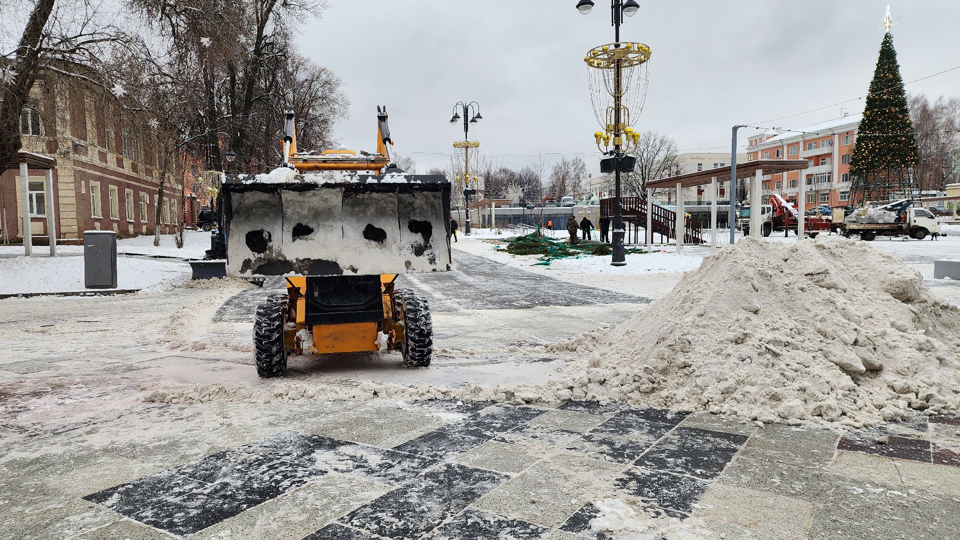 уборка, снегопад, коммунальные службы, Ногинск, Богородский городской округ, вертикалки
