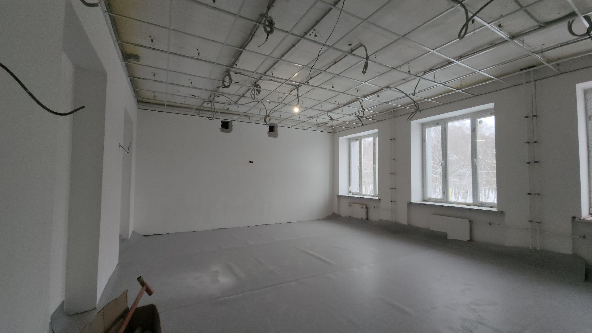 ремонт школы, Лобня, вертикалки,