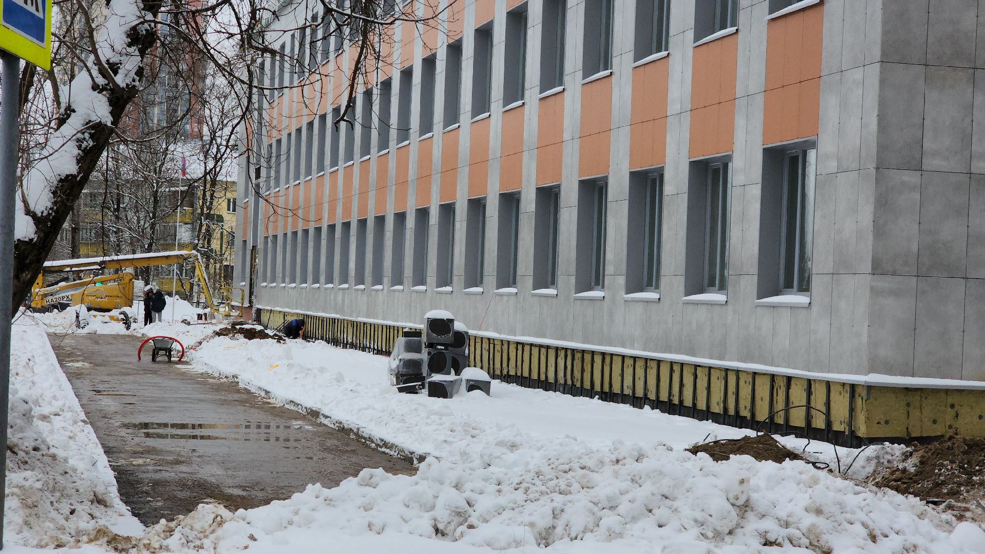 ремонт школы, Лобня, вертикалки,