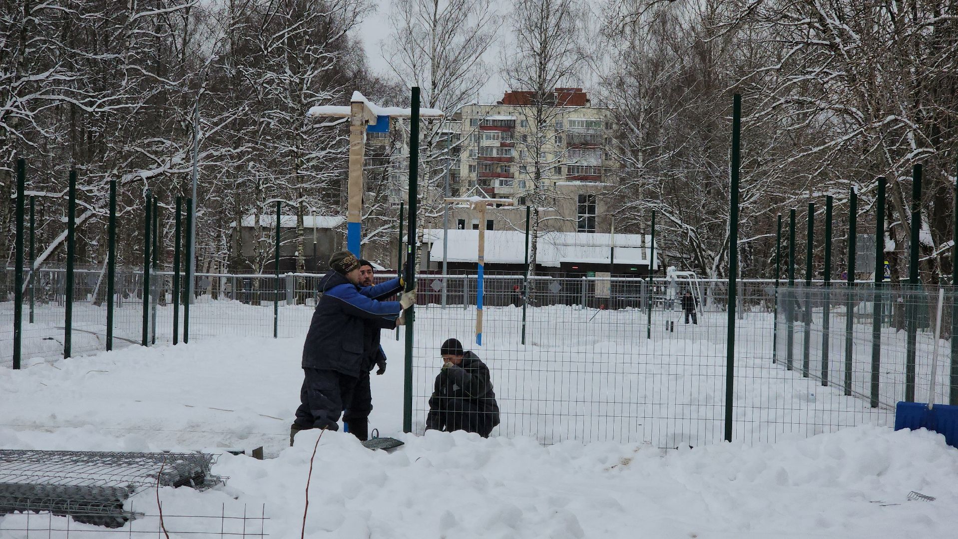 ремонт школы, Лобня, вертикалки,