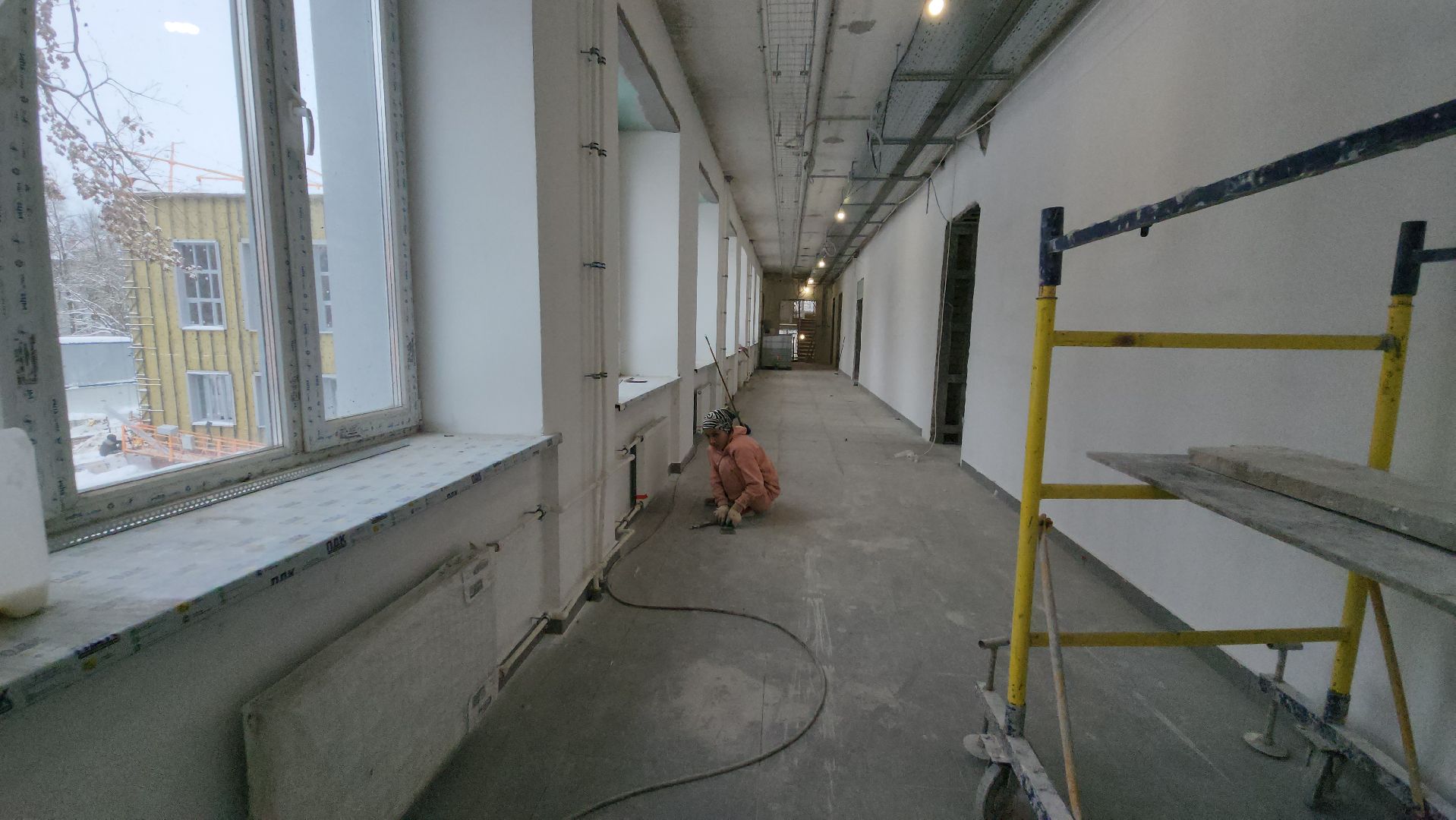 ремонт школы, Лобня, вертикалки,