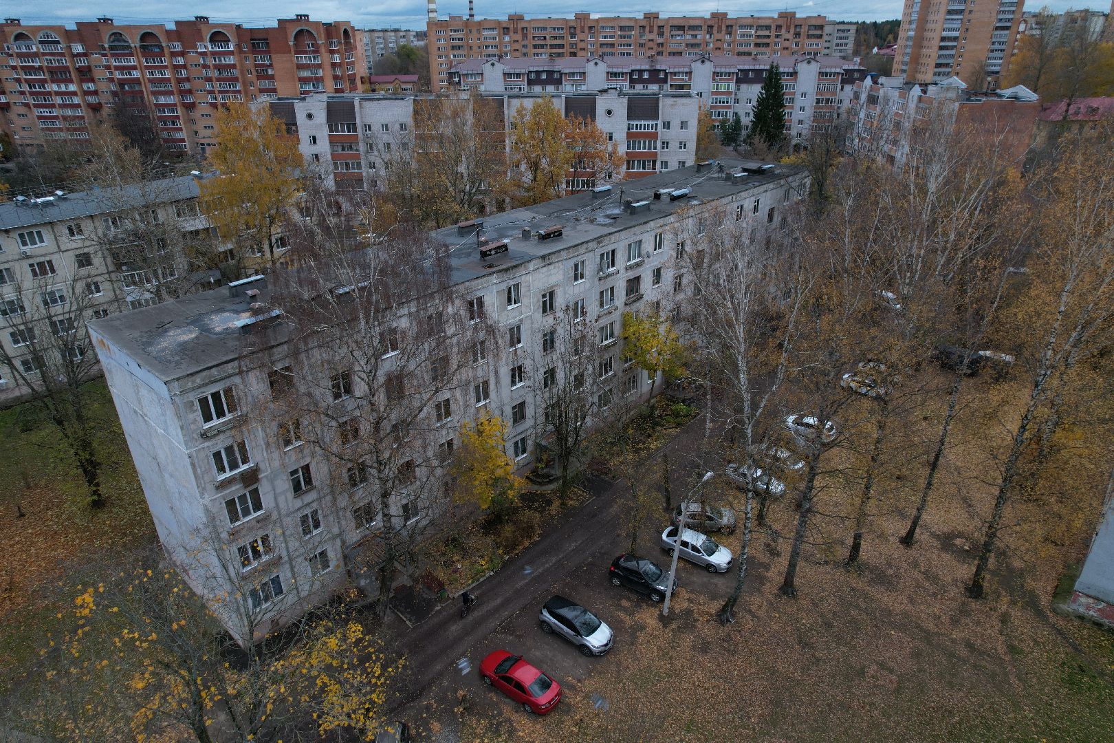 видео с коптера, дубна, расселение аварийного жилья,