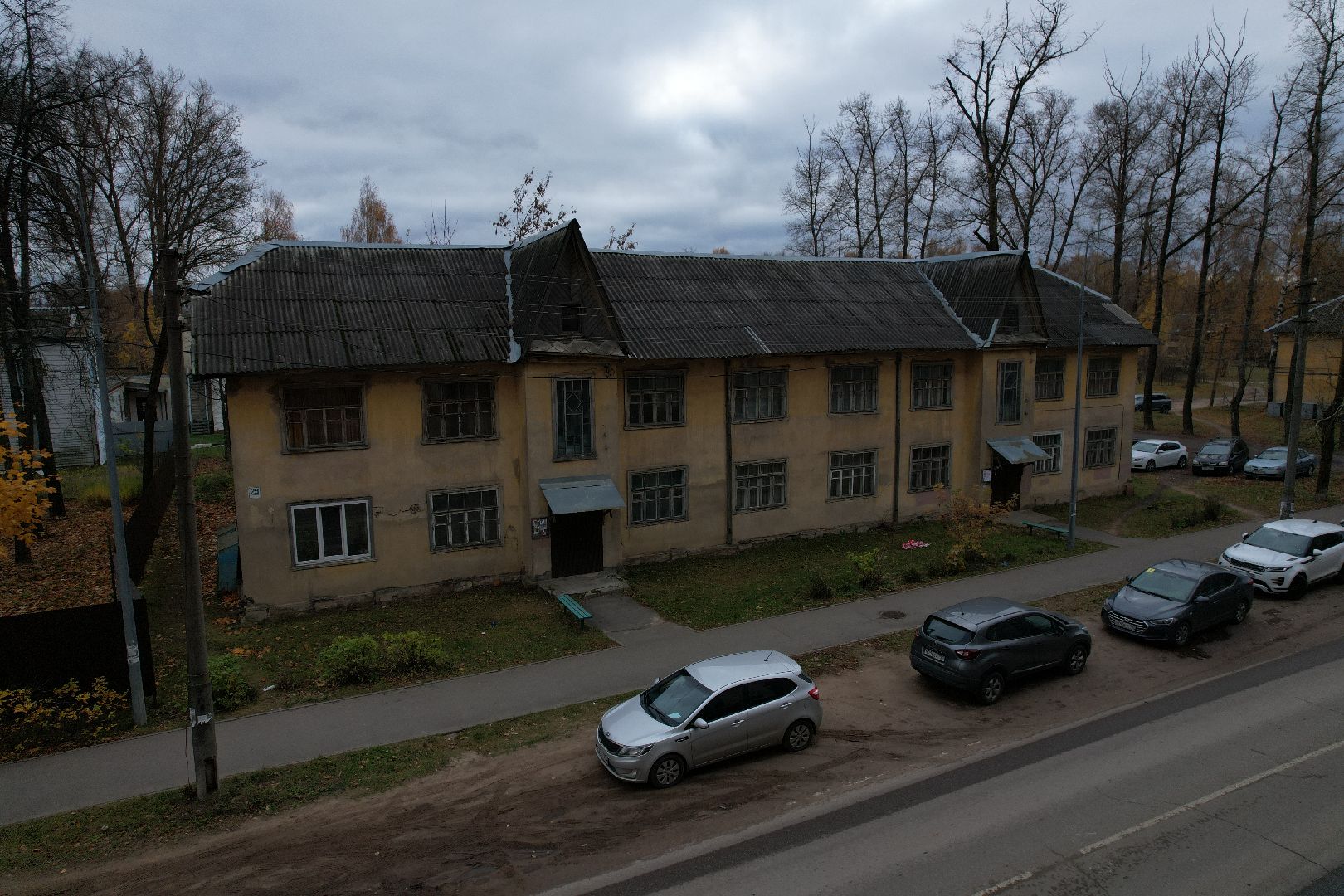 видео с коптера, дубна, расселение аварийного жилья,
