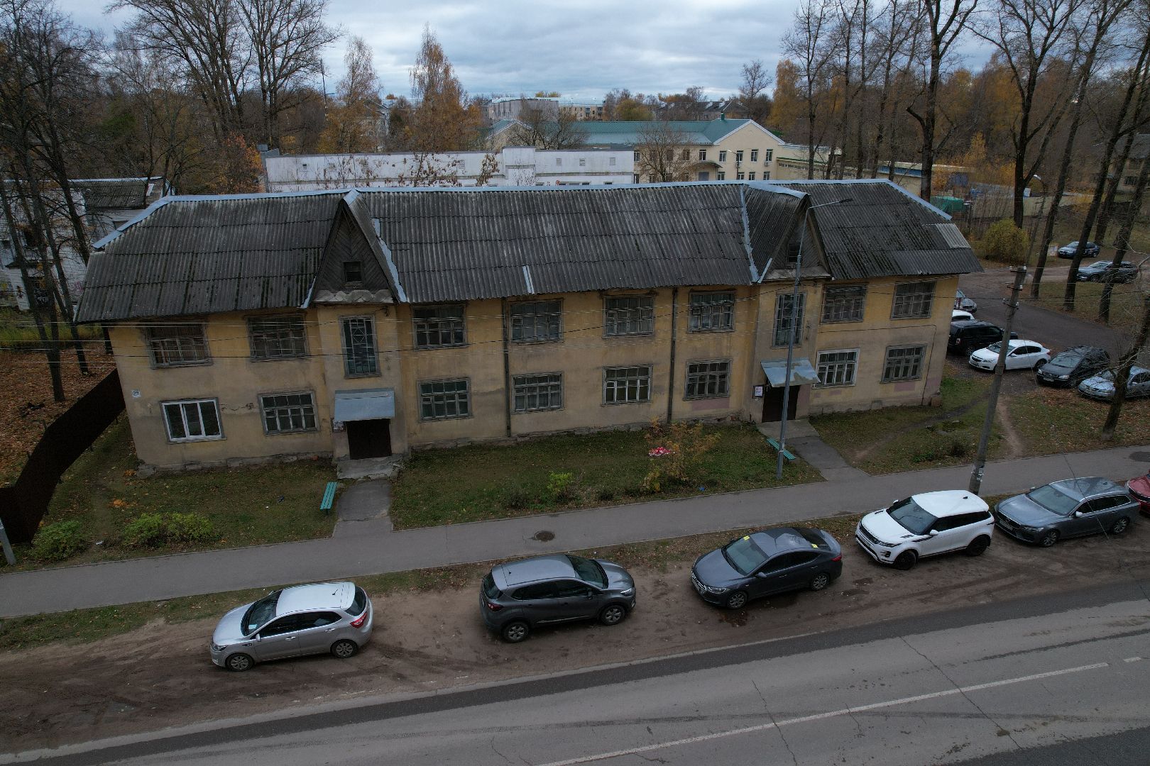 видео с коптера, дубна, расселение аварийного жилья,