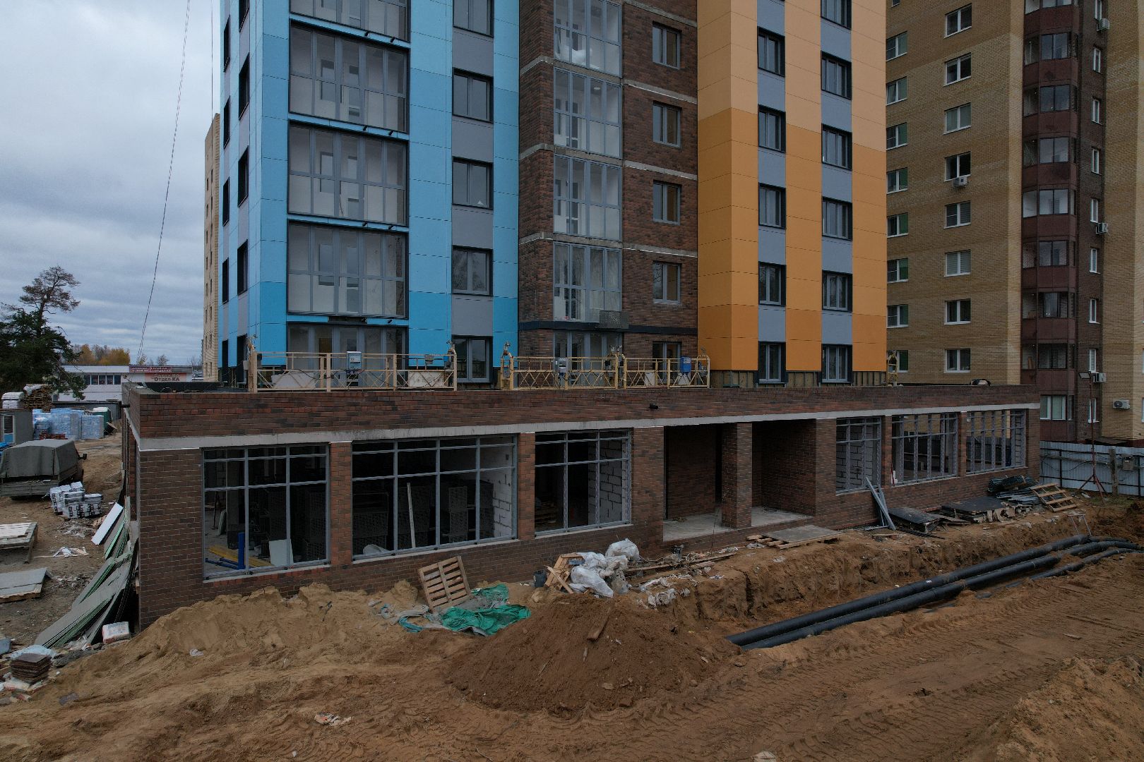 видео с коптера, дубна, расселение аварийного жилья,