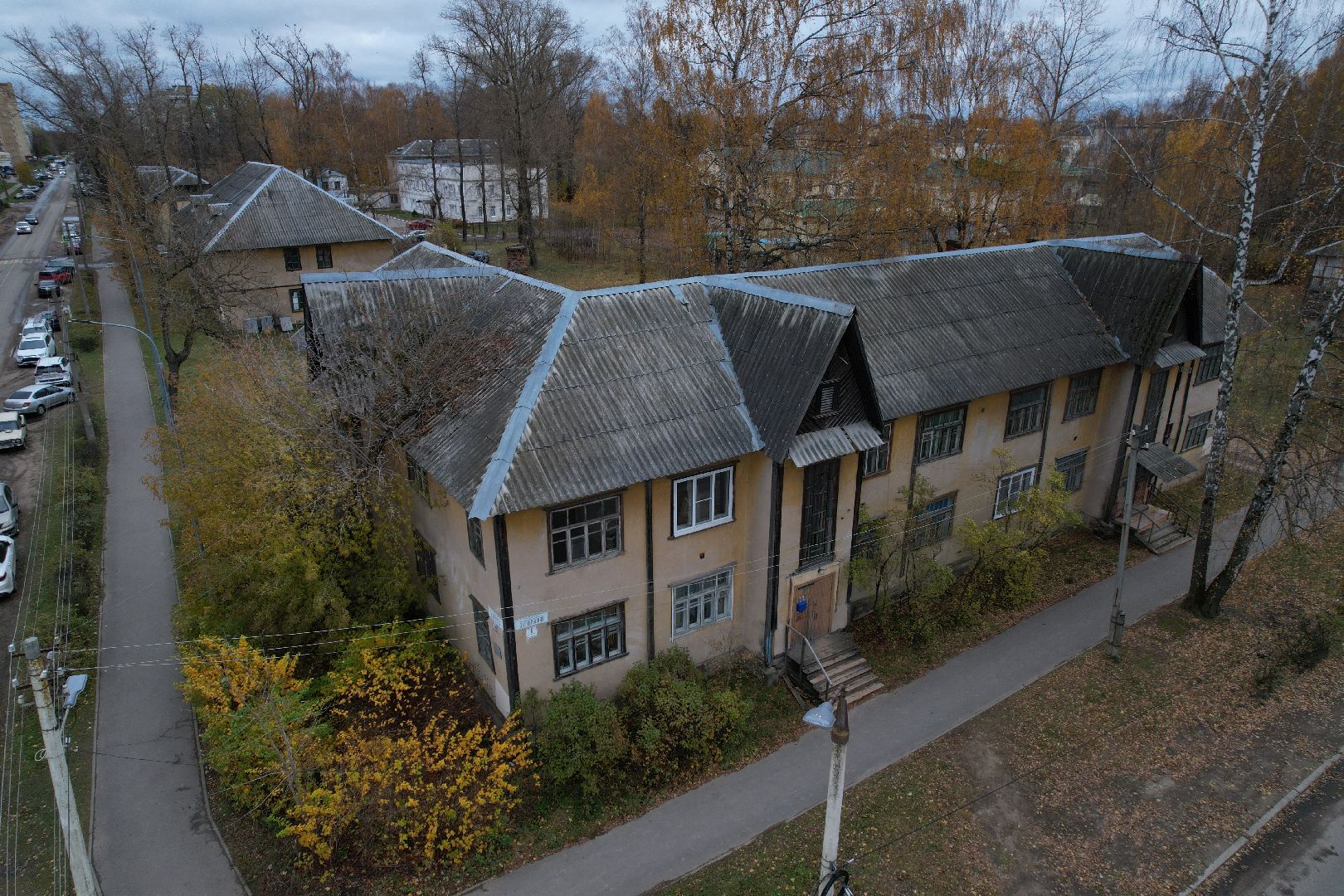 видео с коптера, дубна, расселение аварийного жилья,