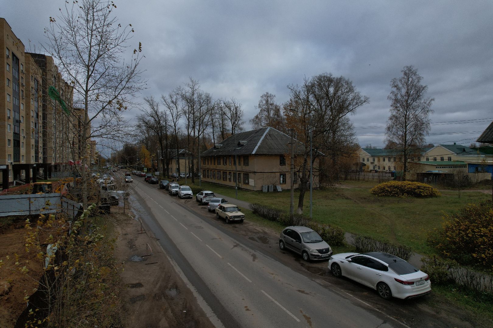 видео с коптера, дубна, расселение аварийного жилья,