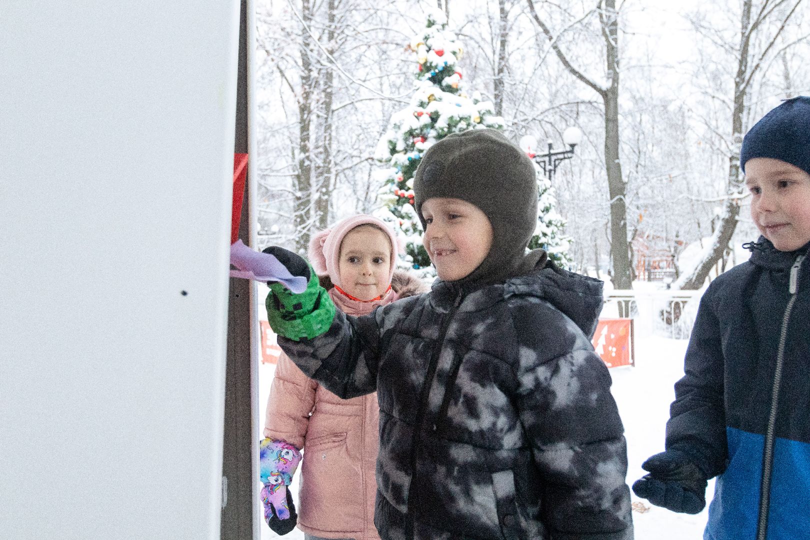 лыткарино, почта деда мороза, морозные узоры, письма деду морозу, вертикалка,