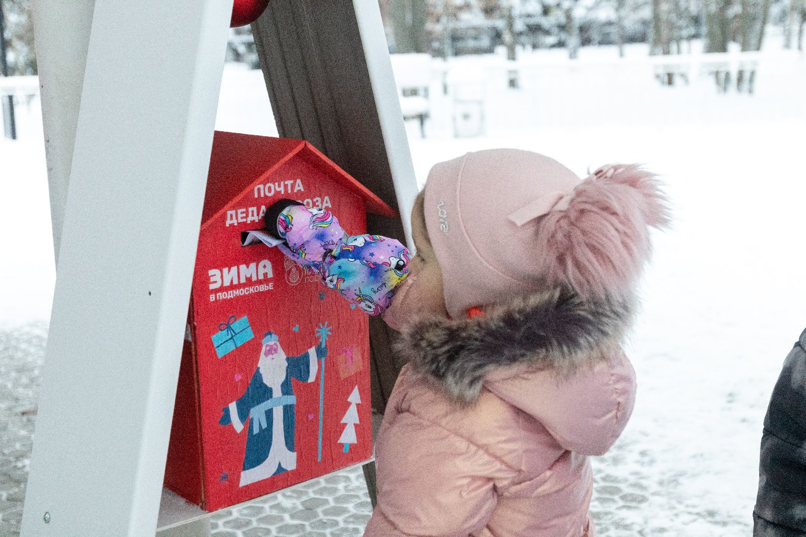 лыткарино, почта деда мороза, морозные узоры, письма деду морозу, вертикалка,