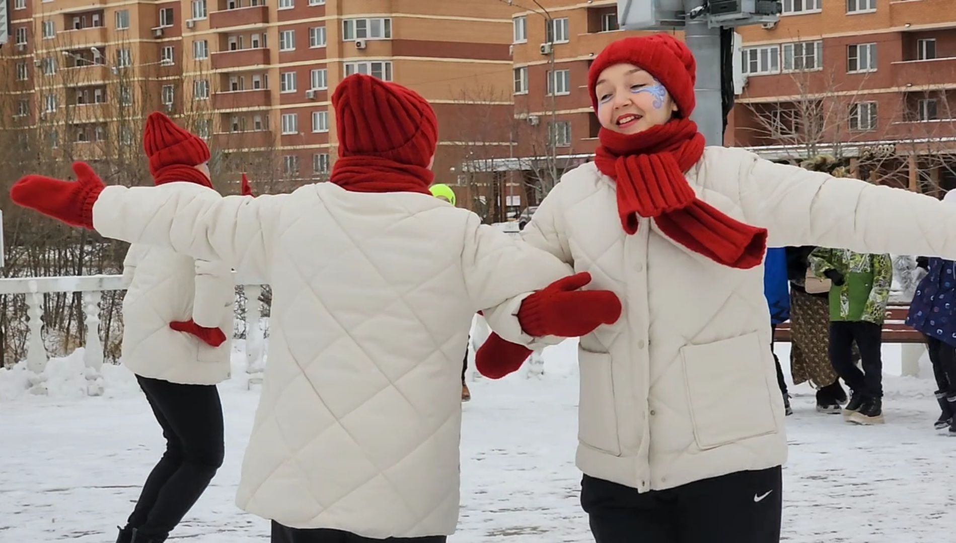 вертикалка, автобус, зима в подмосковье,