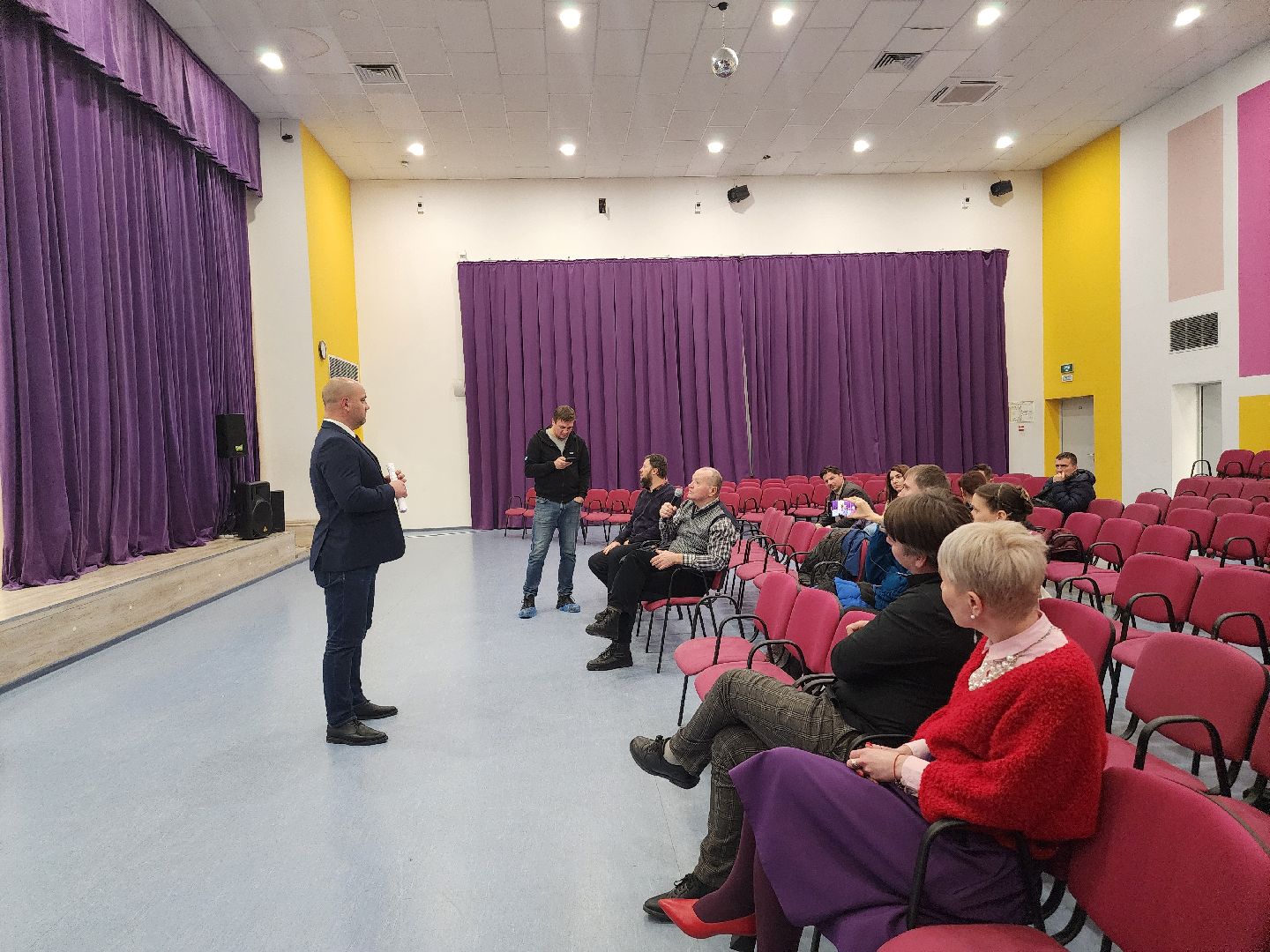 встреча администрации с жителями, лес, парк, лесопарк, кучино, кучинский лесопарк, строительство, благоустройство, благоустройство лесопарка, выездная администрация,