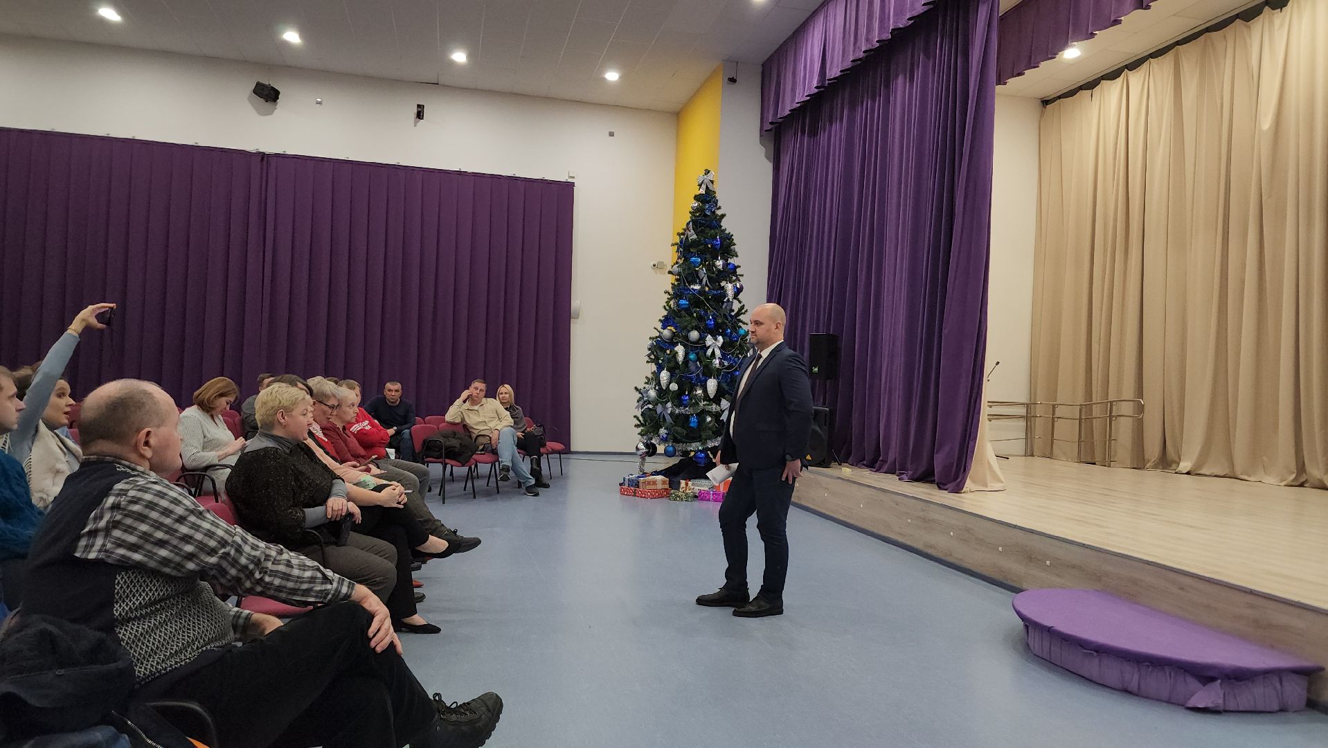 встреча администрации с жителями, лес, парк, лесопарк, кучино, кучинский лесопарк, строительство, благоустройство, благоустройство лесопарка, выездная администрация,