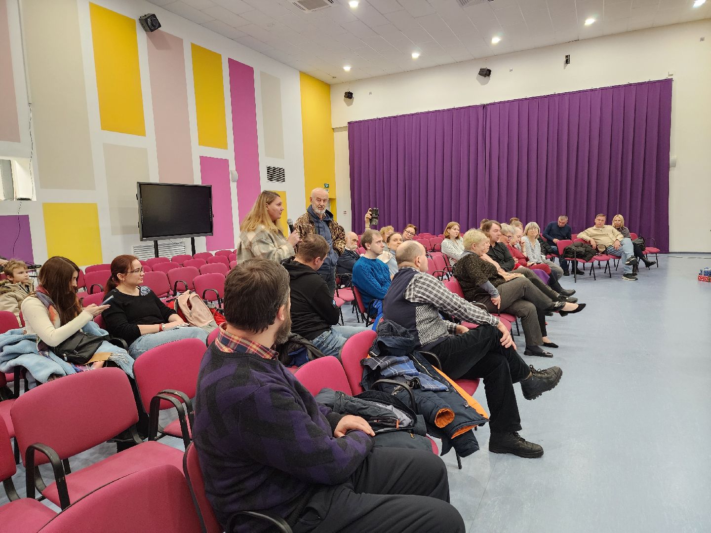 встреча администрации с жителями, лес, парк, лесопарк, кучино, кучинский лесопарк, строительство, благоустройство, благоустройство лесопарка, выездная администрация,