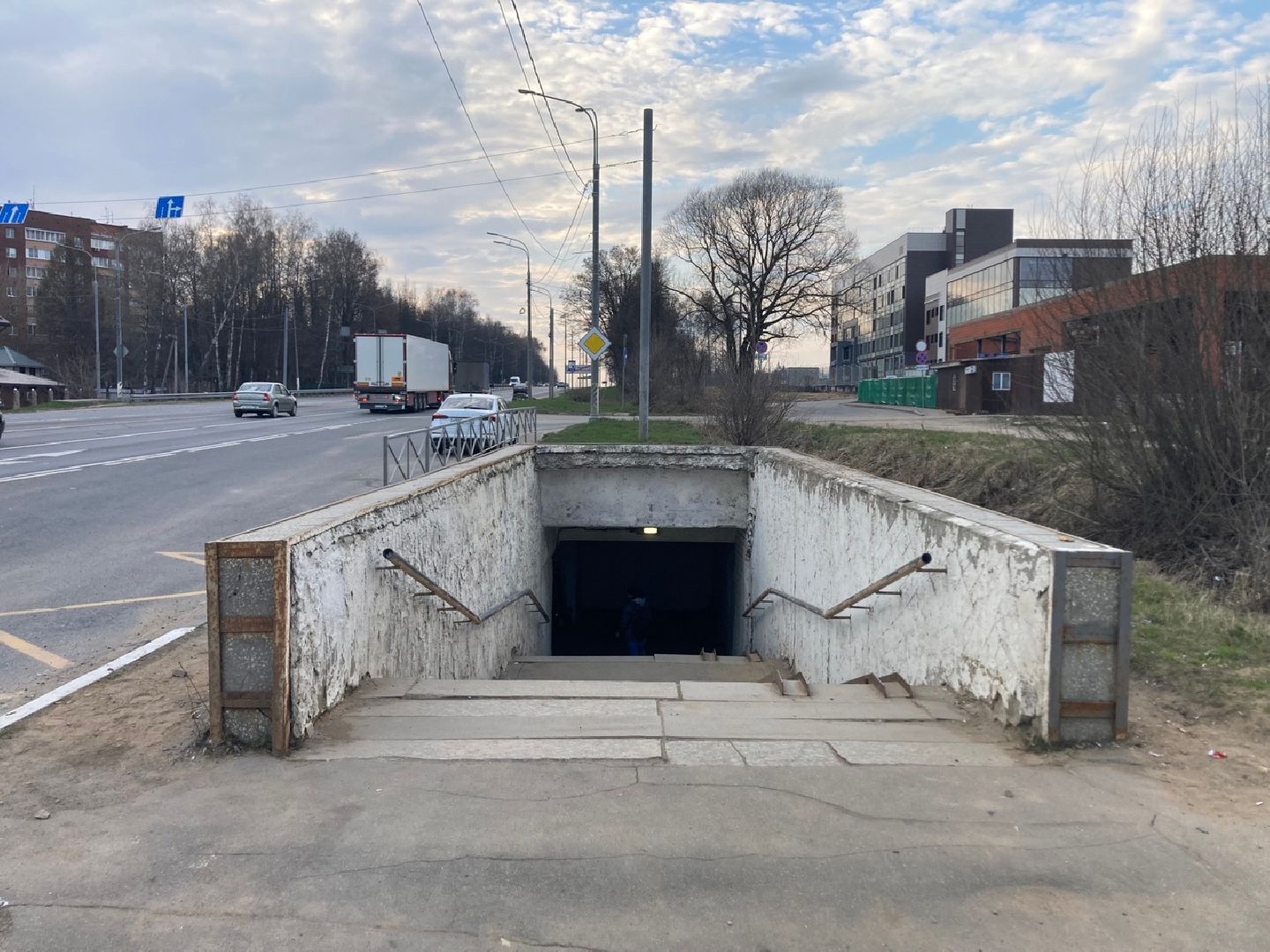 Солнечногорск, благоустройство, пешеходный переход, обновление, Ленинградское шоссе