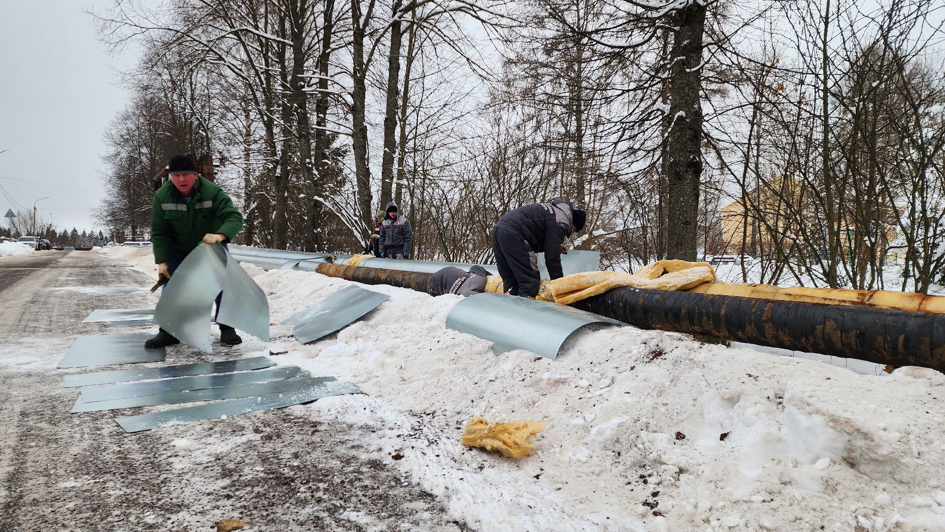 теплотрасса, ремонт теплосетей, истра, вертикалки,