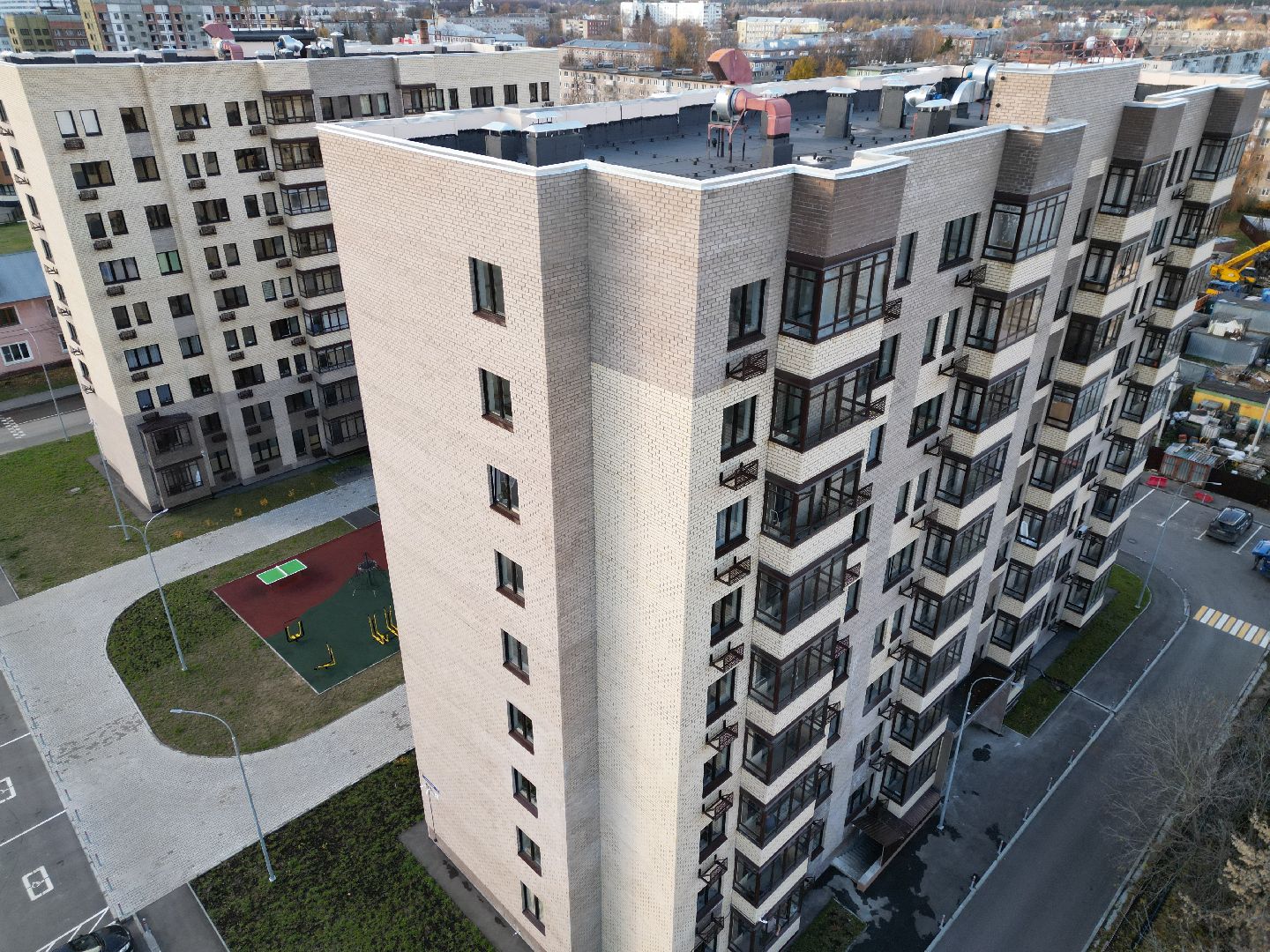 видео с коптера, старая купавна, расселение аварийного жилья,