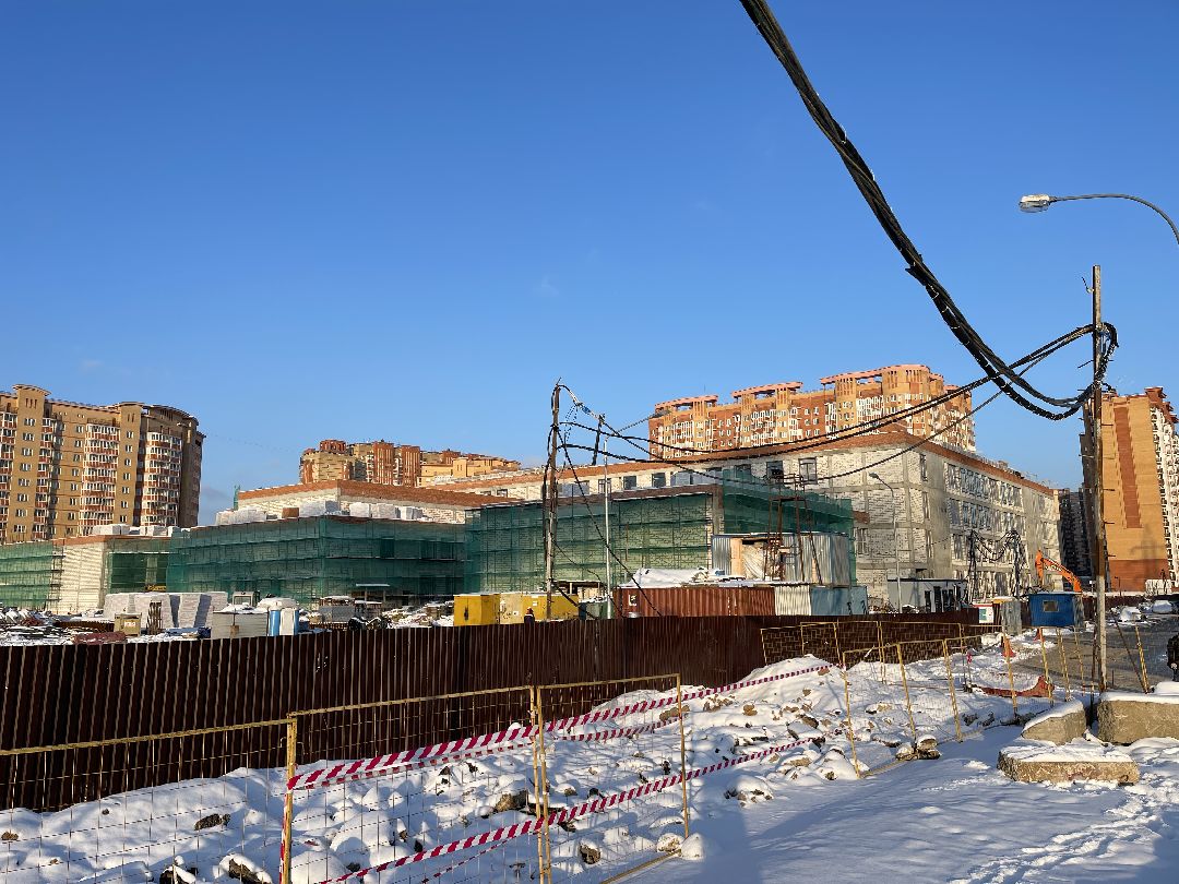 школа, строительство, гусарская баллада, фасад, инфраструктура, образование, образовательный кластер, Одинцово