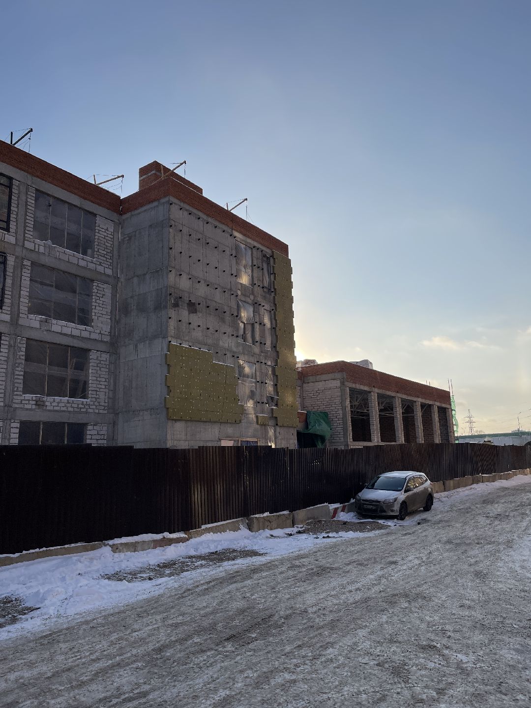 школа, строительство, гусарская баллада, фасад, инфраструктура, образование, образовательный кластер, Одинцово