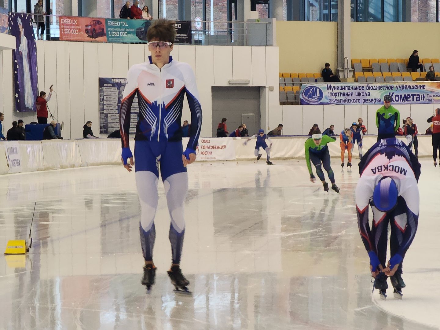 коломна, конькобежный центр, соревнования по конькобежному спорту,