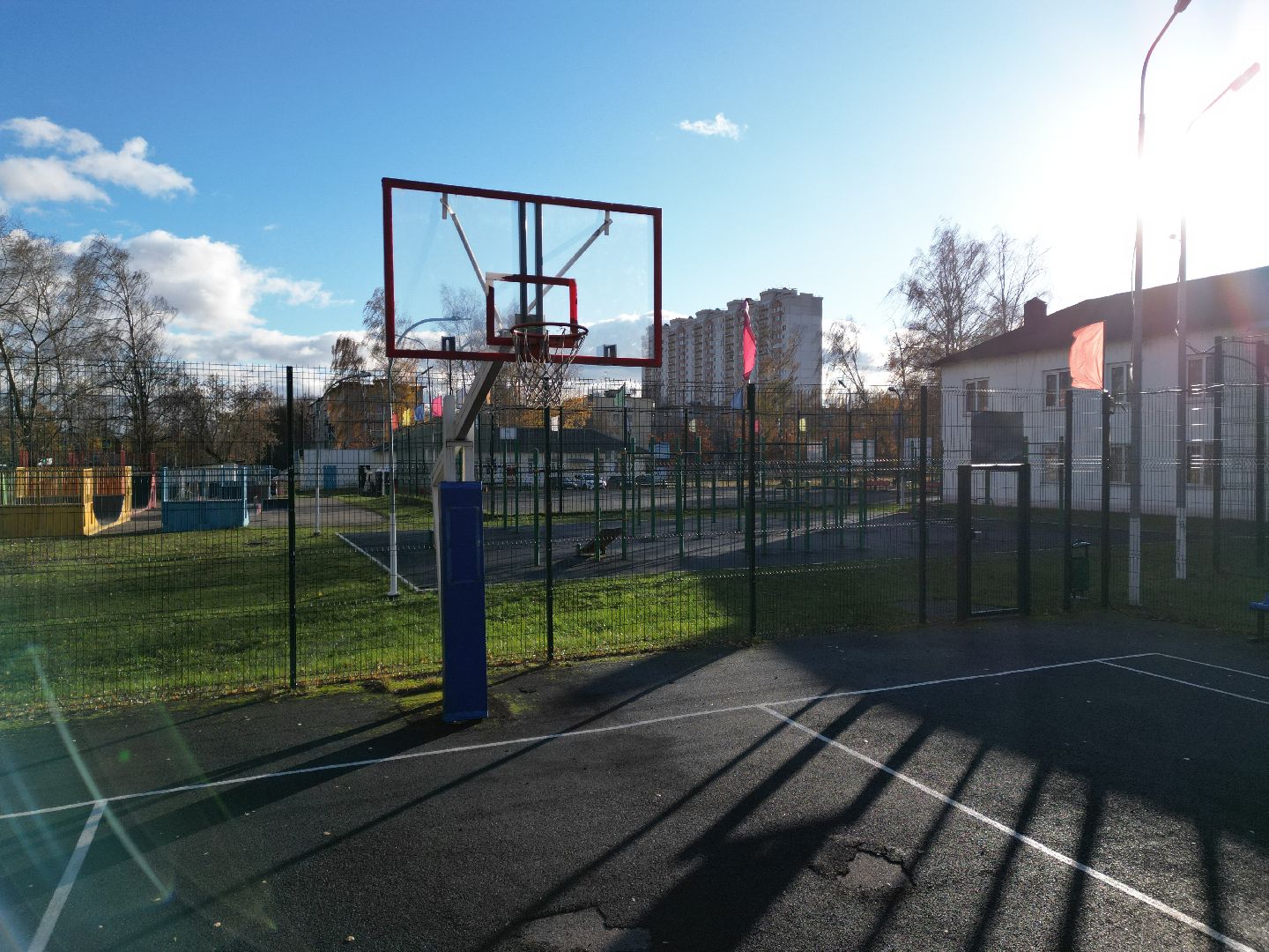 видео с коптера, старая купавна, стадион, реконструкция, строительство,