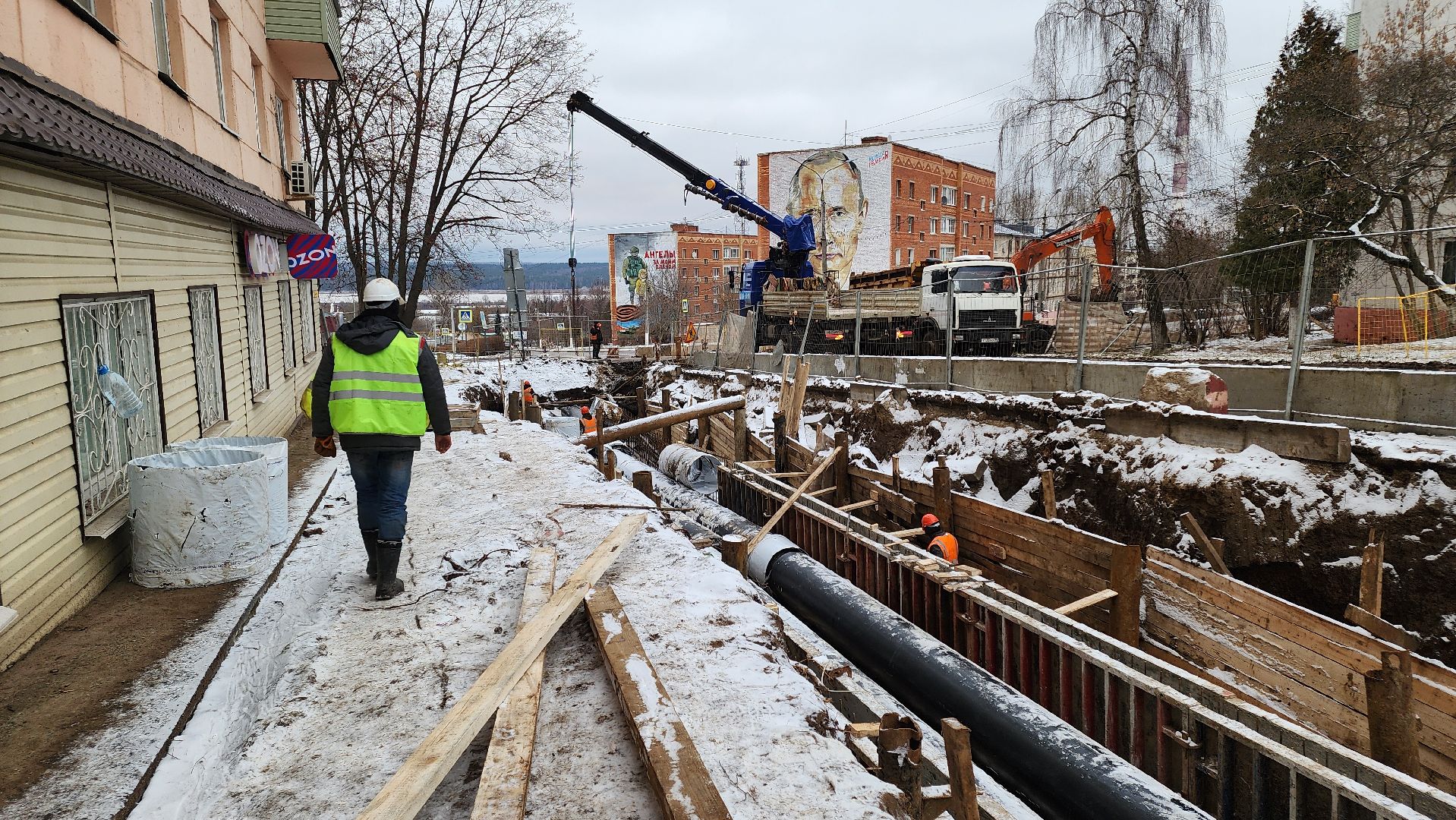 кашира, строительство теплосети, отопление, модернизация, вертикалки,