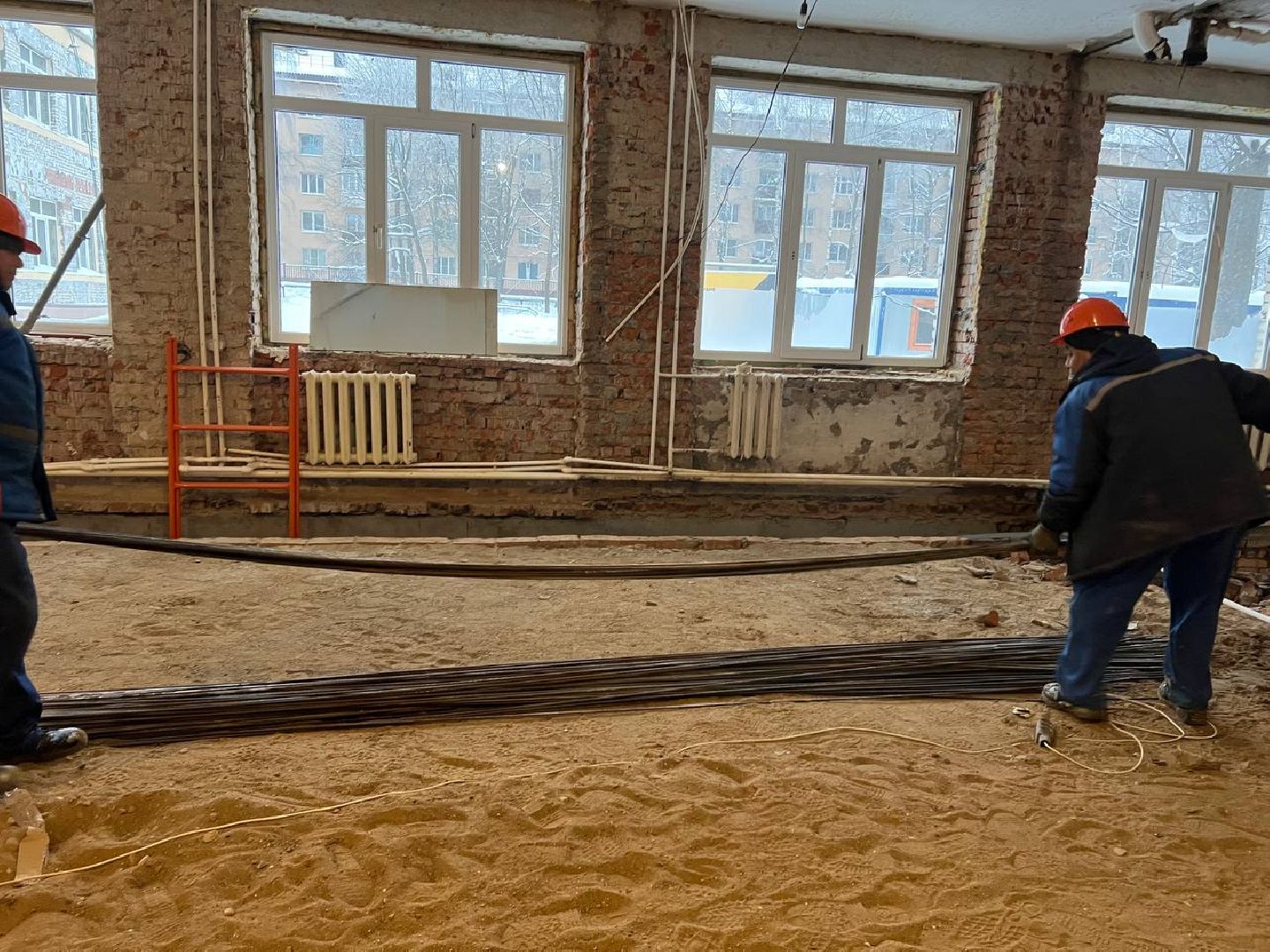 школа, капитальный ремонт, городской округ восход, стяжка пола, вертикалки,