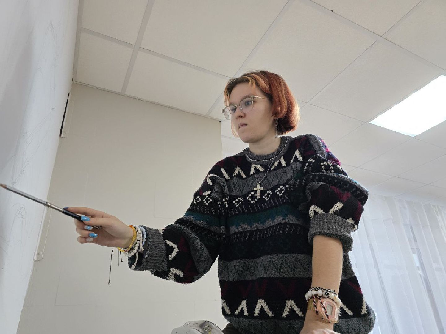 можайск, можайский городской округ, подмосковье, культурный код, библиотека, министерство культуры и туризма, зона комфортного пребывания, обновление библиотеки, роспись стен, студенты, можайская библиотека, вертикалки,