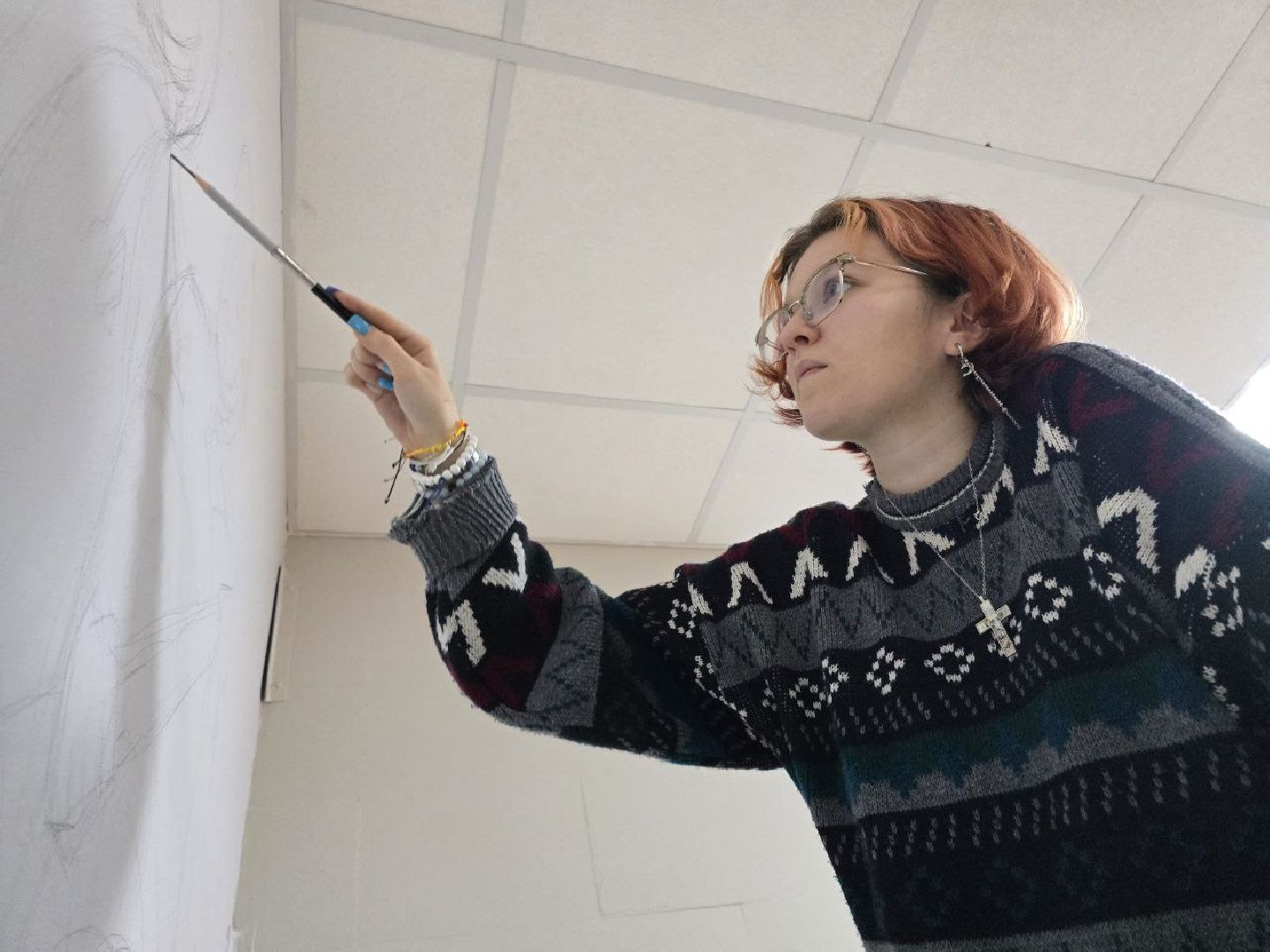 можайск, можайский городской округ, подмосковье, культурный код, библиотека, министерство культуры и туризма, зона комфортного пребывания, обновление библиотеки, роспись стен, студенты, можайская библиотека, вертикалки,