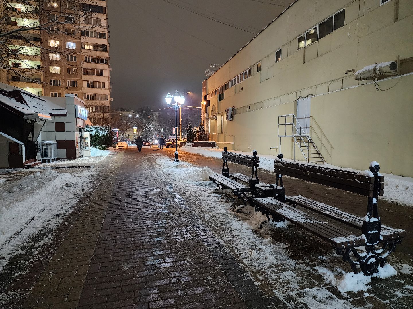 раменское, жкх, уличное освещение на школьном бульваре, вертикалка,