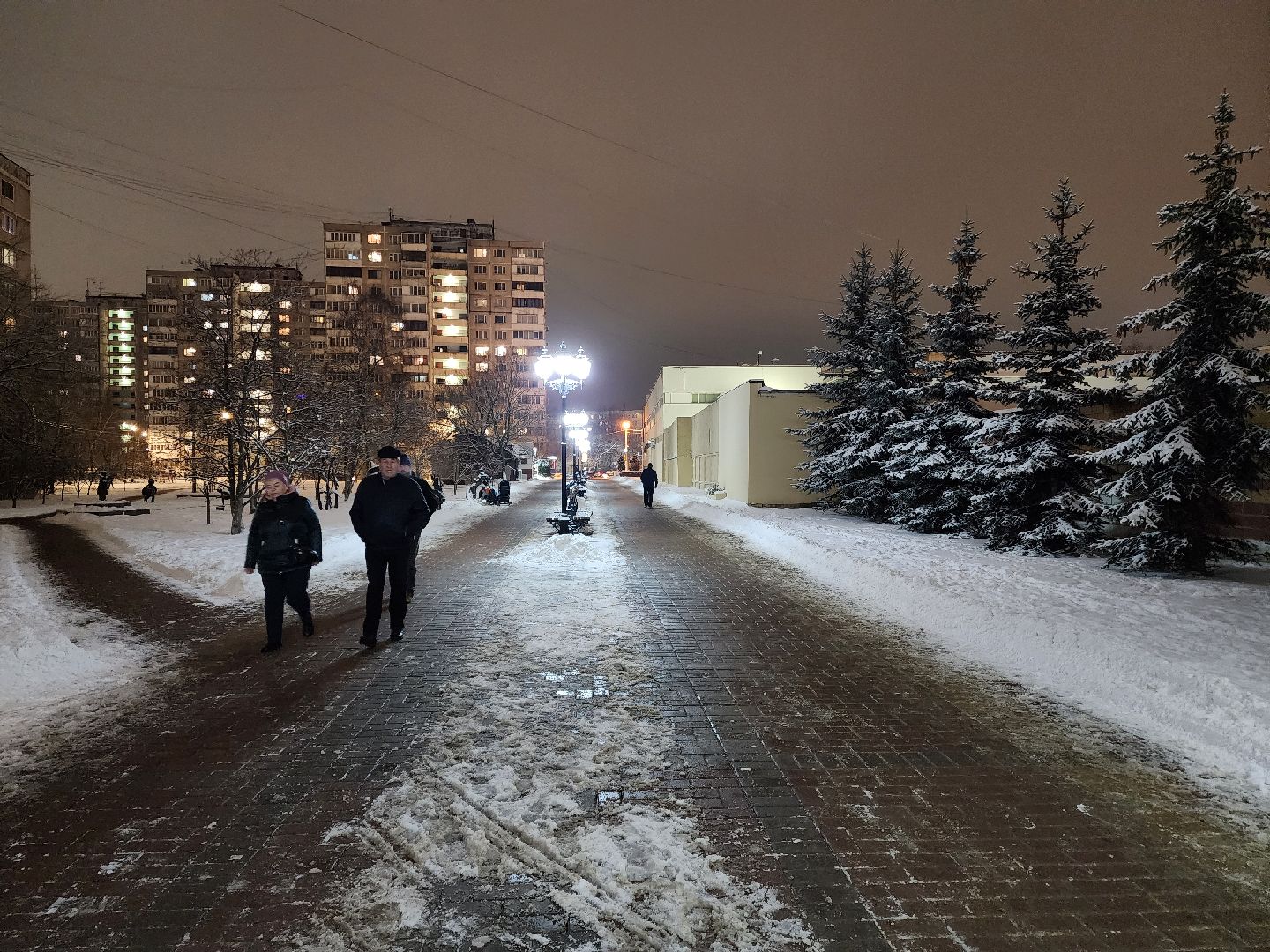 раменское, жкх, уличное освещение на школьном бульваре, вертикалка,