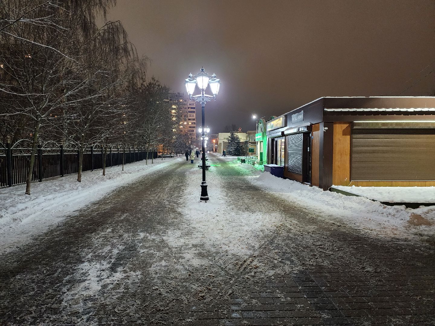 раменское, жкх, уличное освещение на школьном бульваре, вертикалка,