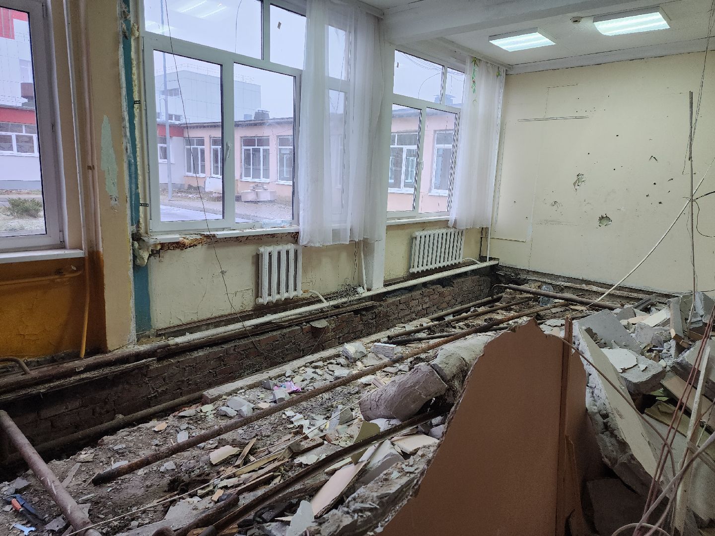 серпухов, подмосковье, капремонт школы, президентская программа, школа 6, школа 17, вертикалки,