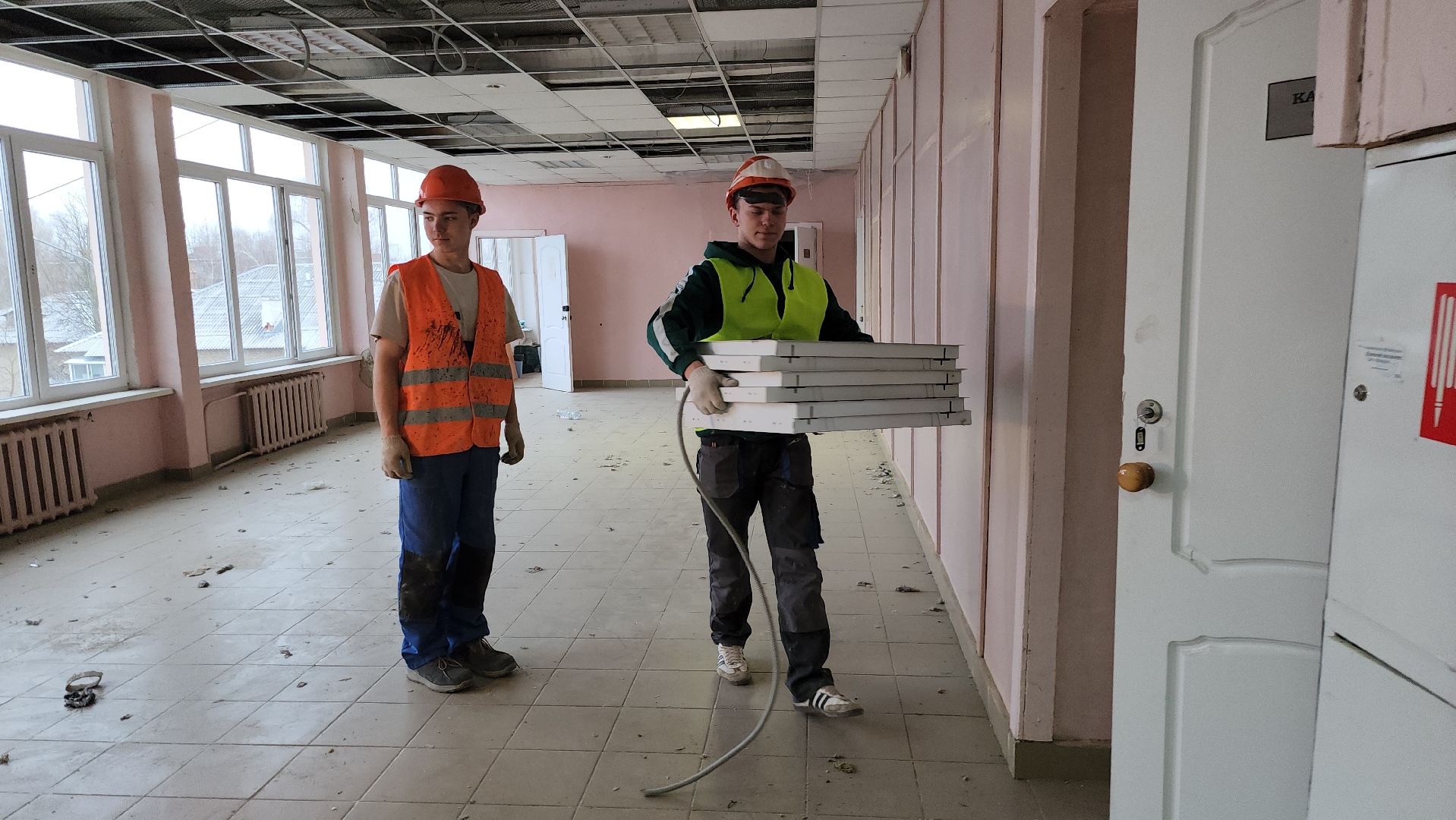 серпухов, подмосковье, капремонт школы, президентская программа, школа 6, школа 17, вертикалки,