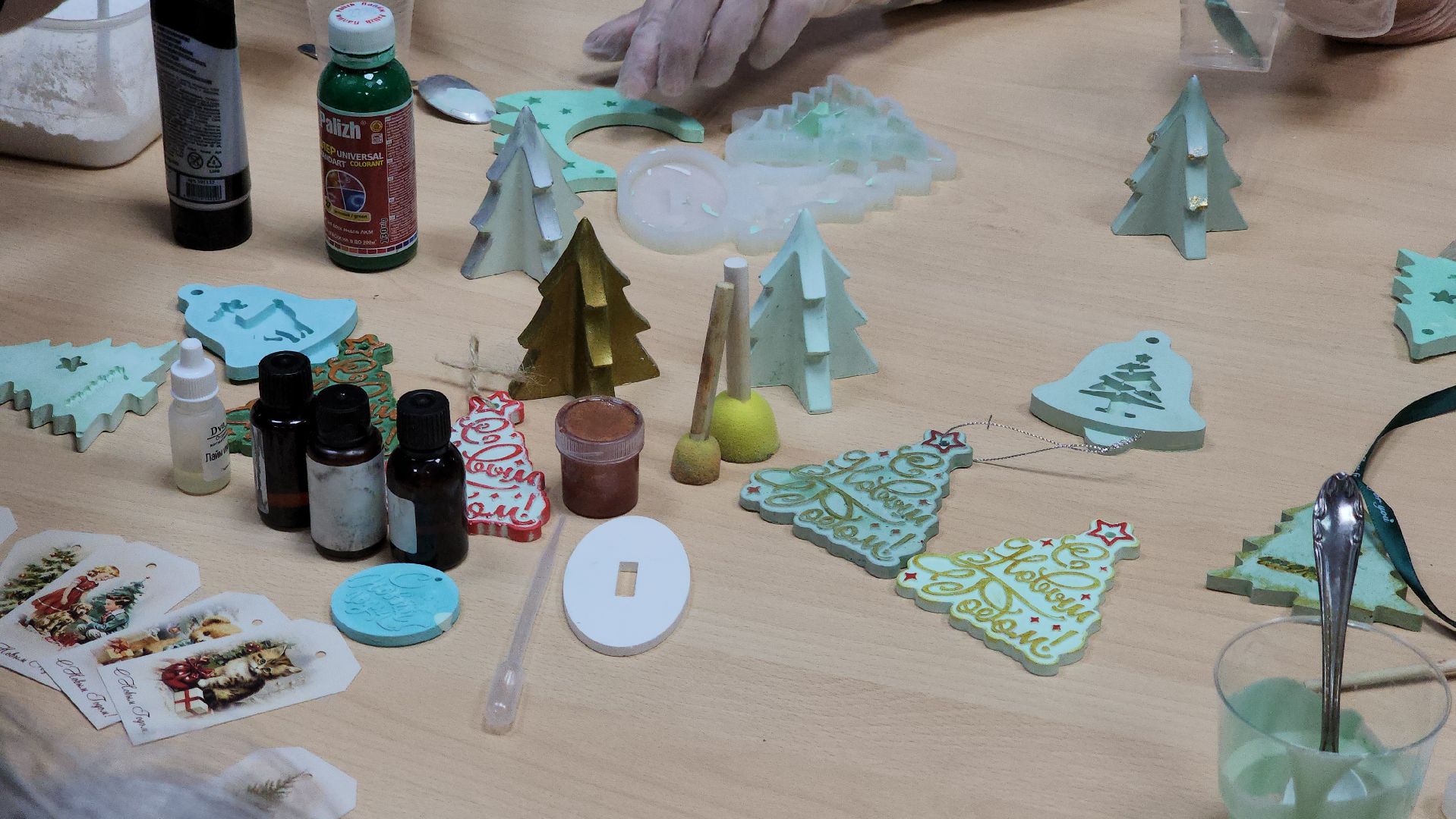 кашира, активное долголетие, творчество, елочные игрушки, гипс, вертикалки,