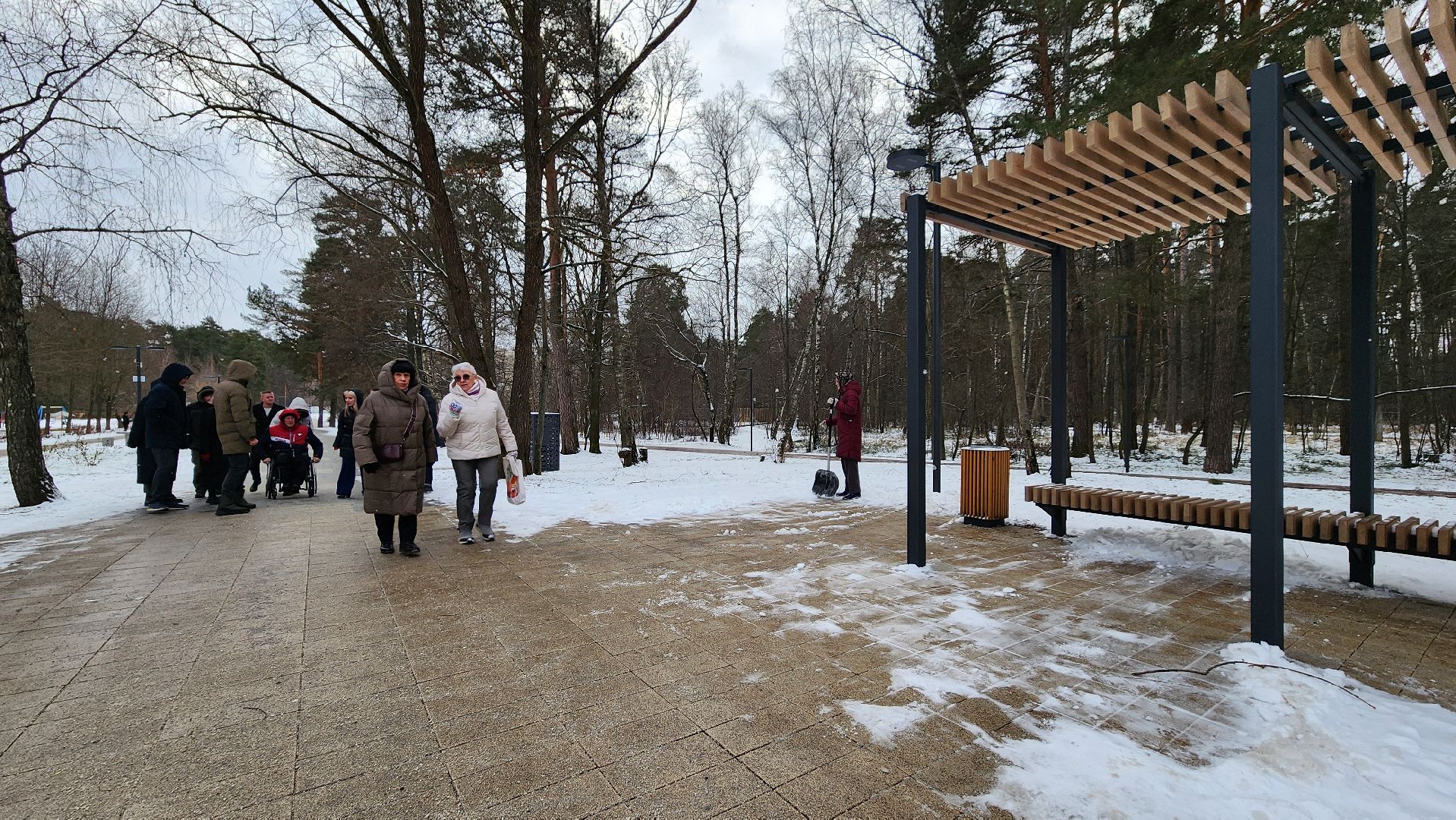 протвино, обход территорий, лесной бульвар, уборка снега, зимнее благоустройство, вертикалки,