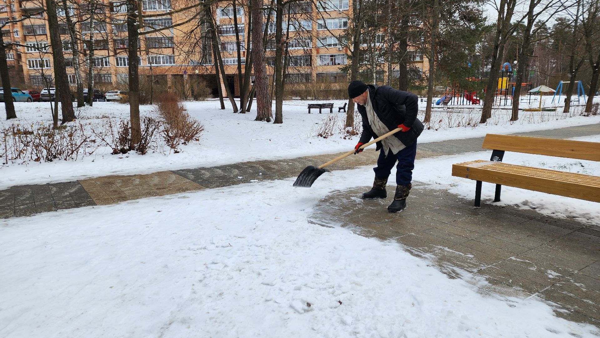 протвино, обход территорий, лесной бульвар, уборка снега, зимнее благоустройство, вертикалки,