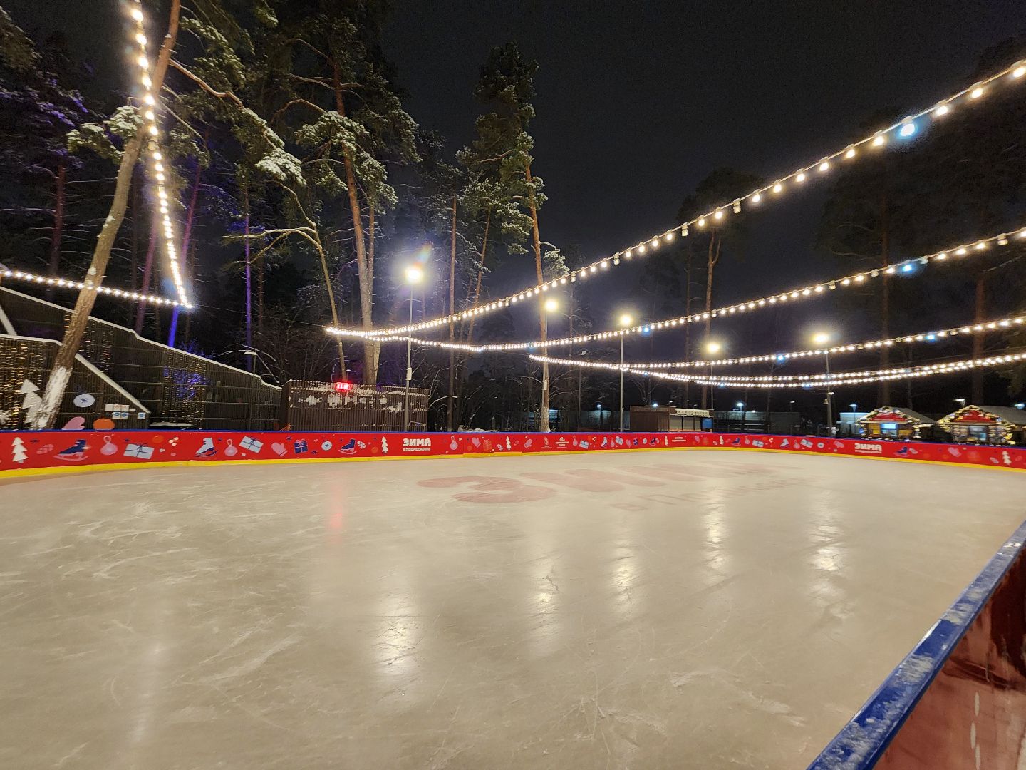 одинцово, парк раздолье, каток, искусственный лд, вертикалка, вертикальное видео,