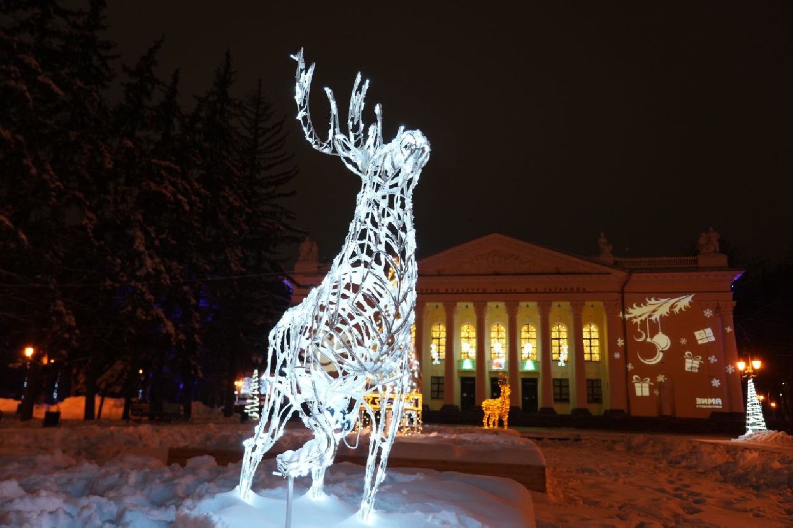 Благоустройство, Новый год, Сергиев Посад, Сергиево-Посадский городской округ, Зима в Подмосковье, Украшение, Рождество, Новогоднее настроение,