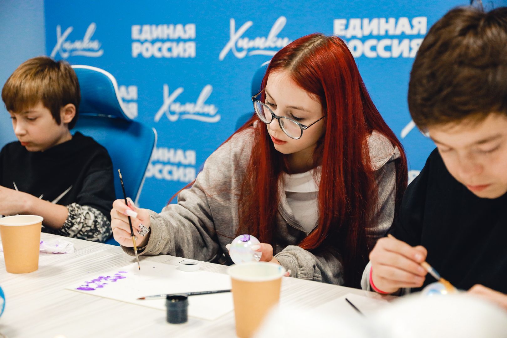 масте-класс, роспись, новый год, дети,