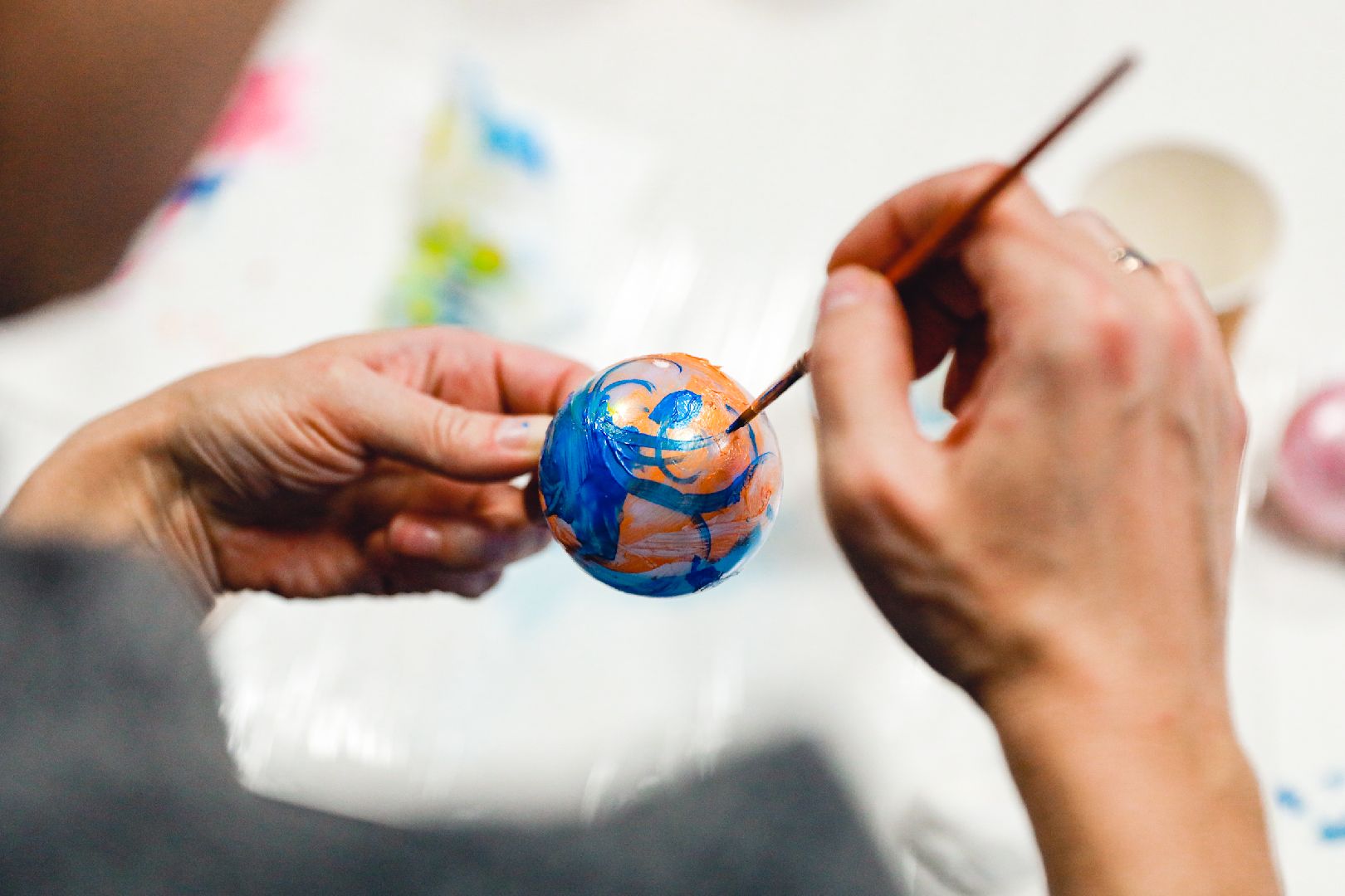 масте-класс, роспись, новый год, дети,