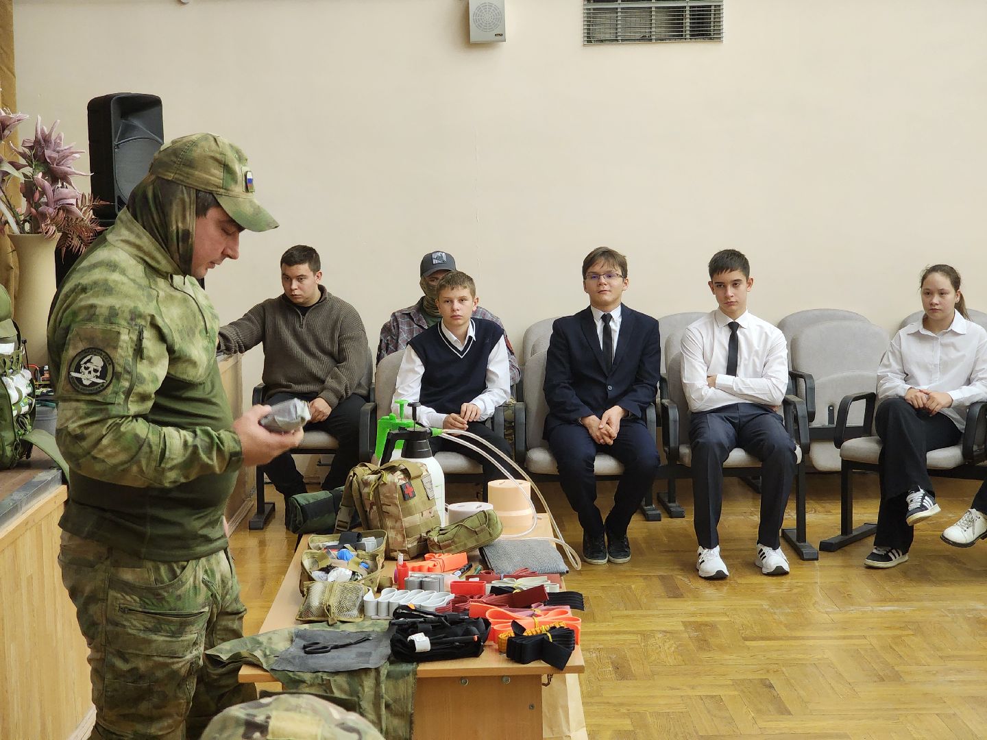 подольск, волонтеры, школа, мастер-класс,