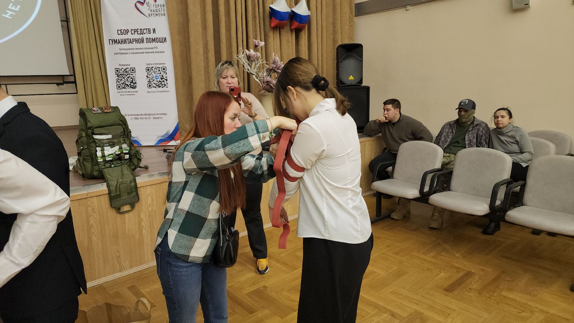 подольск, волонтеры, школа, мастер-класс,