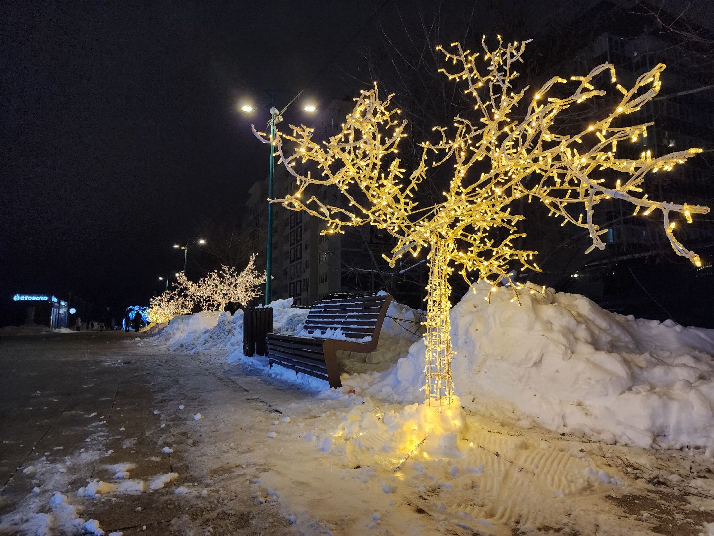 зима в подмосковье, зима в рузе, руза, новый год, украшение города к новому году, московская область, рузский городской округ, вертикалки,