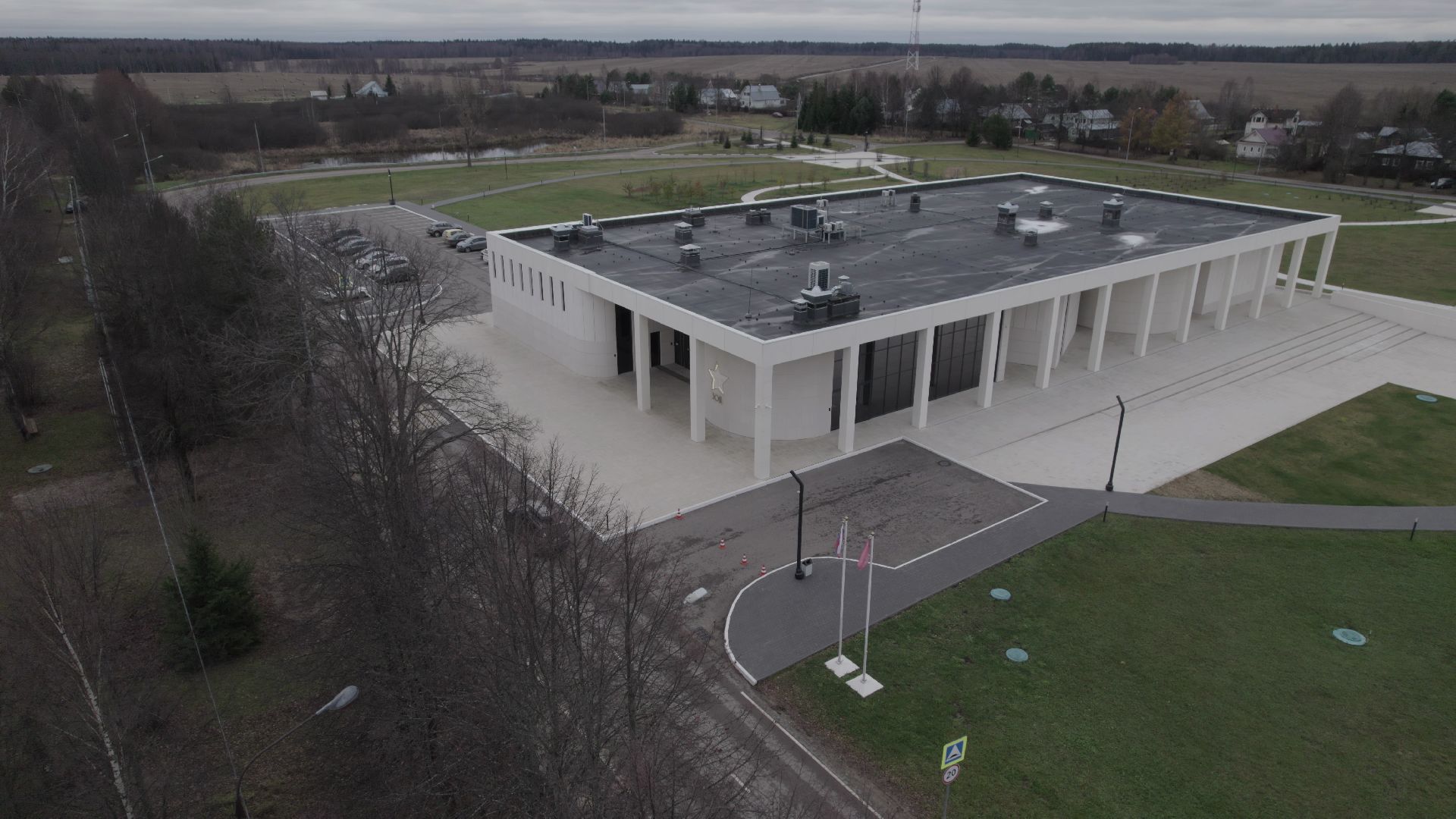 видео с коптера, руза, музей,